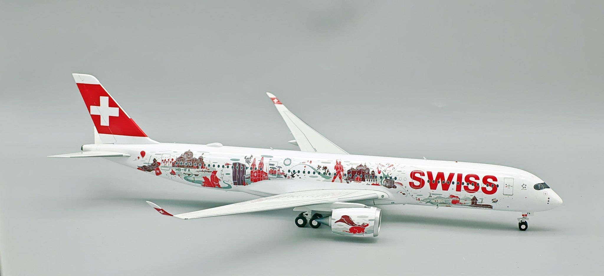 パフィオ JFox JF-A350-9-018C 1:200 A350-900 Swiss “Wanderlust Livery” – MTS