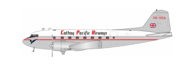 Pre - Order JFox JF - DC - 3 - 001 1:200 DC - 3 Cathay Pacific VR - HAD