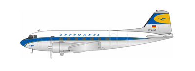 Pre - Order JFox JF - DC - 3 - 002 1:200 DC - 3 Lufthansa D - CADE