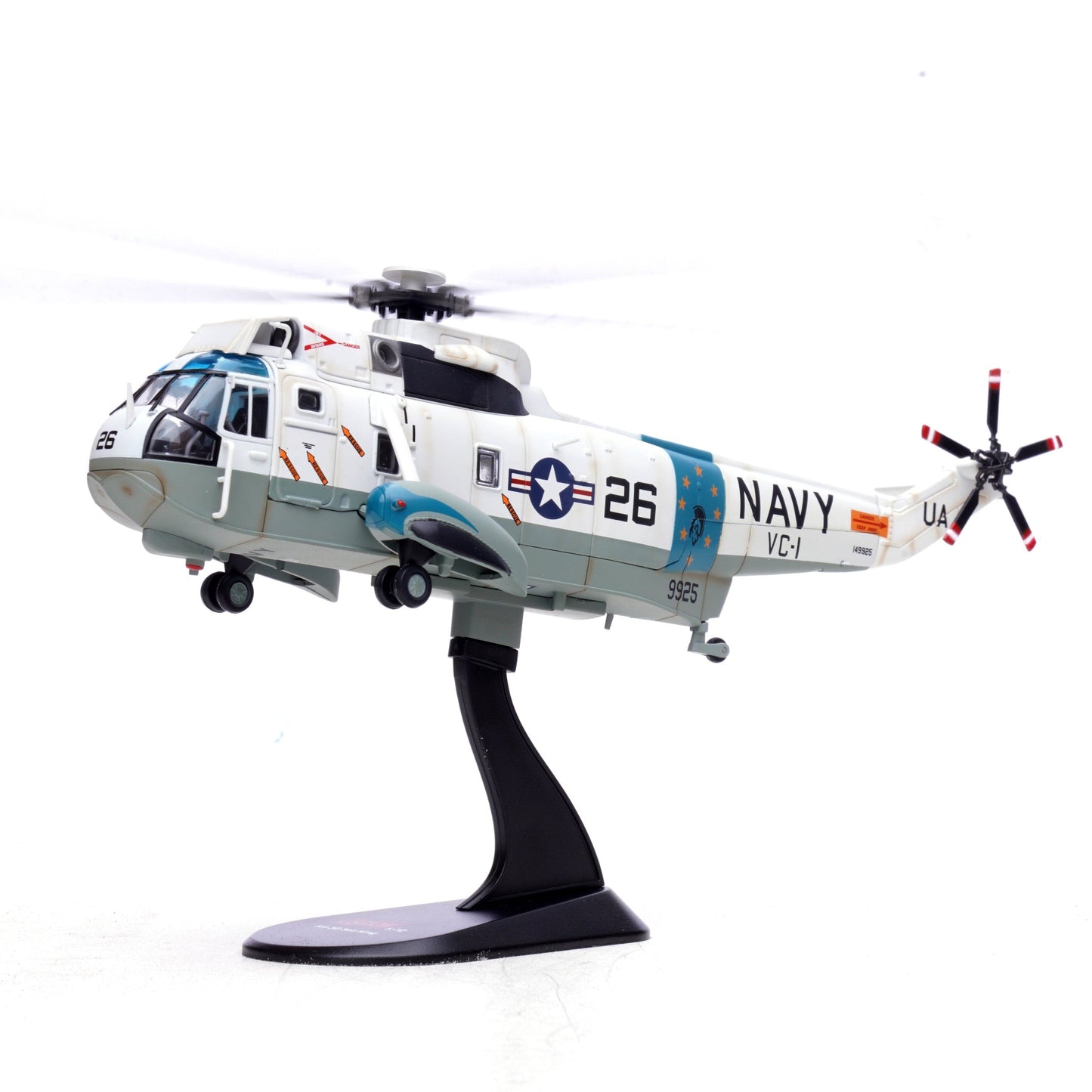 Pre - Order Legion Models LEG - 14055LC 1:72 SH - 3H Sea King – 149925/UA 26, Fleet Composite Squadron 1 (VC - 1) "Blue Alii," U.S. Navy, NAS Barbers Point, Hawaii, 1970s