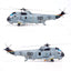 Pre - Order Legion Models LEG - 14055LF 1:72 SH - 3H Sea King with Magnetic Anomaly Detector – 149713/NK 610, Helicopter Anti - Submarine Squadron 8 (HS - 8) "Eightballers," Carrier Air Wing 14, USS Independence (CV - 62), U.S. Navy, Early 1990s