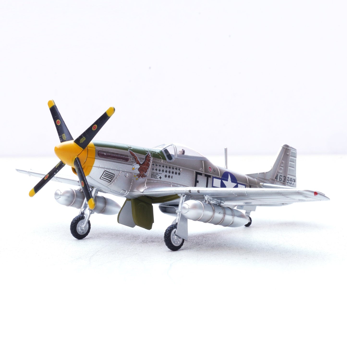 Pre - Order Legion Models LEG - 14663LC 1:72 P - 51D Mustang "Feeble Eagle," 18.5 - victory ace Glenn T. Eagleston, 353rd Fighter Squadron, 354th Fighter Group, Ninth Air Force, USAAF, 1945