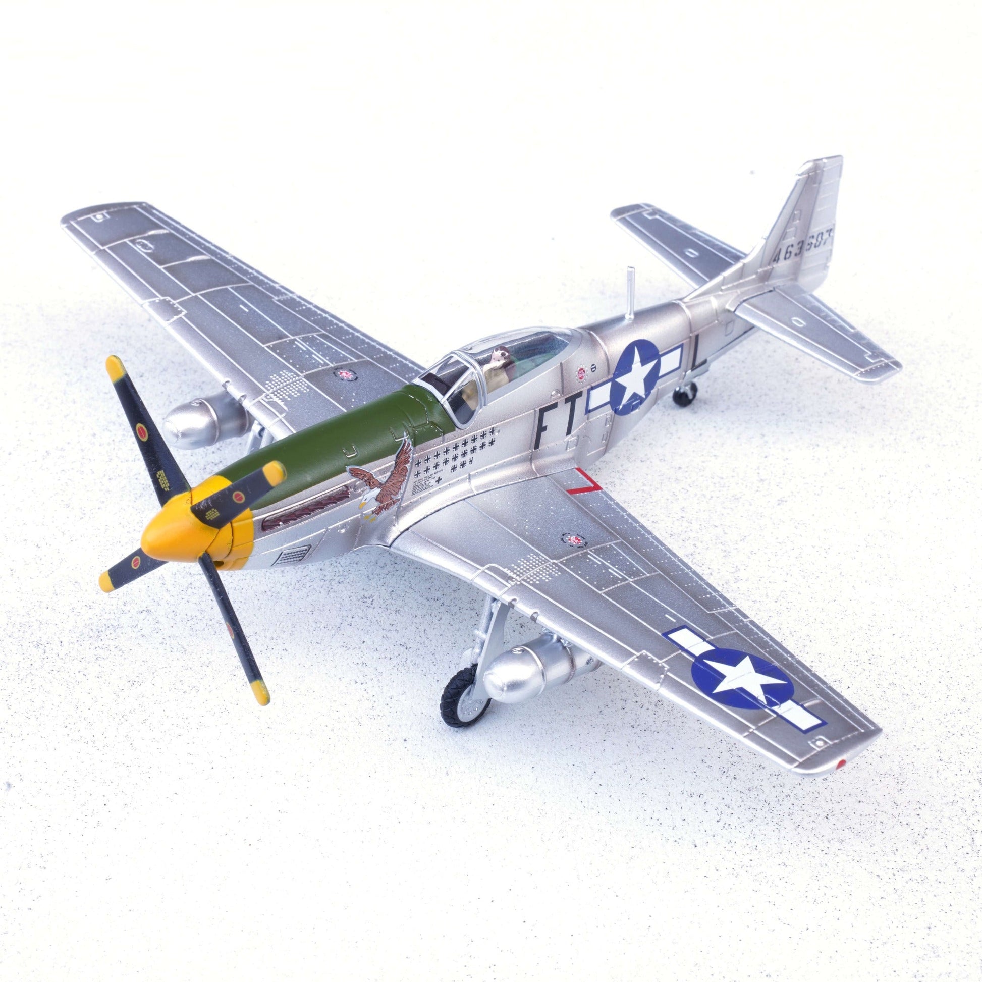 Pre - Order Legion Models LEG - 14663LC 1:72 P - 51D Mustang "Feeble Eagle," 18.5 - victory ace Glenn T. Eagleston, 353rd Fighter Squadron, 354th Fighter Group, Ninth Air Force, USAAF, 1945