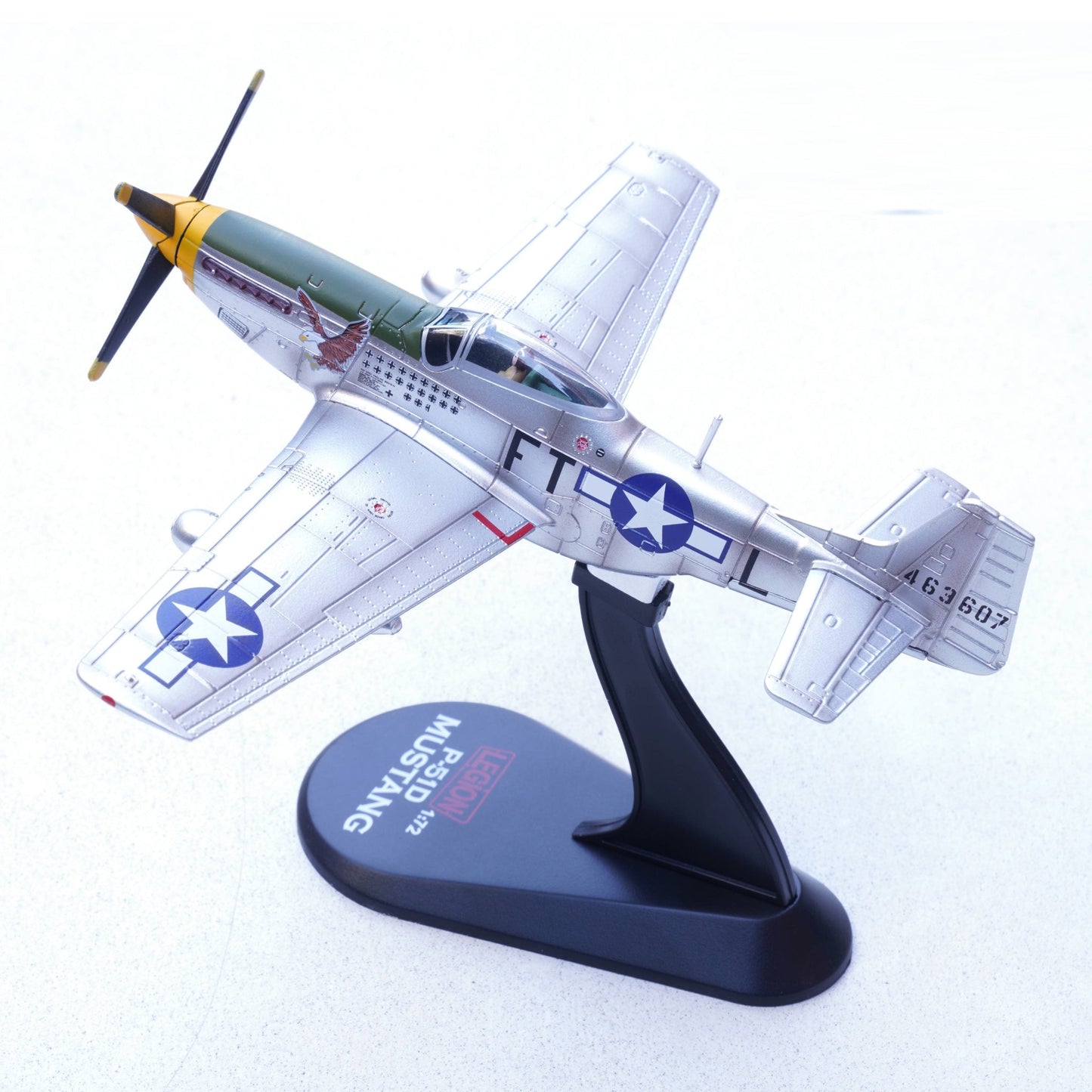 Pre - Order Legion Models LEG - 14663LC 1:72 P - 51D Mustang "Feeble Eagle," 18.5 - victory ace Glenn T. Eagleston, 353rd Fighter Squadron, 354th Fighter Group, Ninth Air Force, USAAF, 1945
