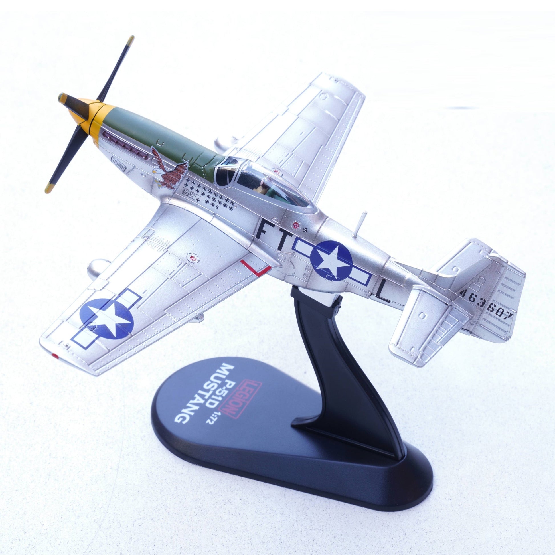 Pre - Order Legion Models LEG - 14663LC 1:72 P - 51D Mustang "Feeble Eagle," 18.5 - victory ace Glenn T. Eagleston, 353rd Fighter Squadron, 354th Fighter Group, Ninth Air Force, USAAF, 1945