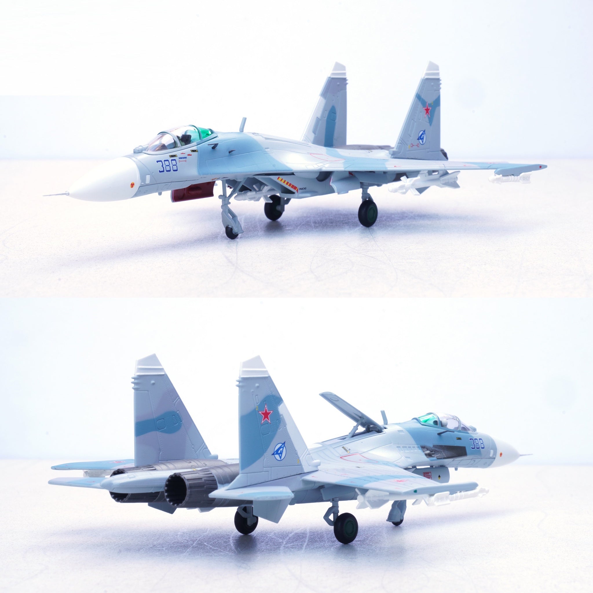 Legion Models LEG-14701LC 1:100 Sukhoi Su-27 Flanker-B – Blue 388