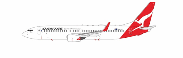 Pre - Order NG Models 08025 1:200 Qantas 737 - 800/w VH - VXT (named "Townsville")