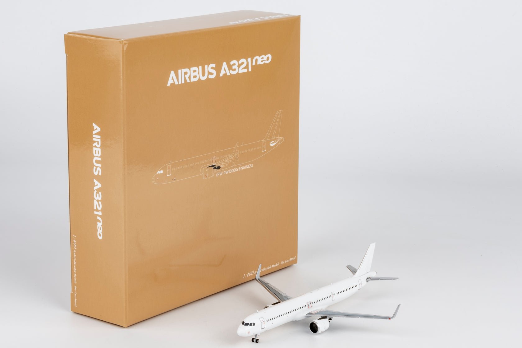 Pre-Order NG Models 13143 1:400 Blank Model A321neo PW PW1000G engines