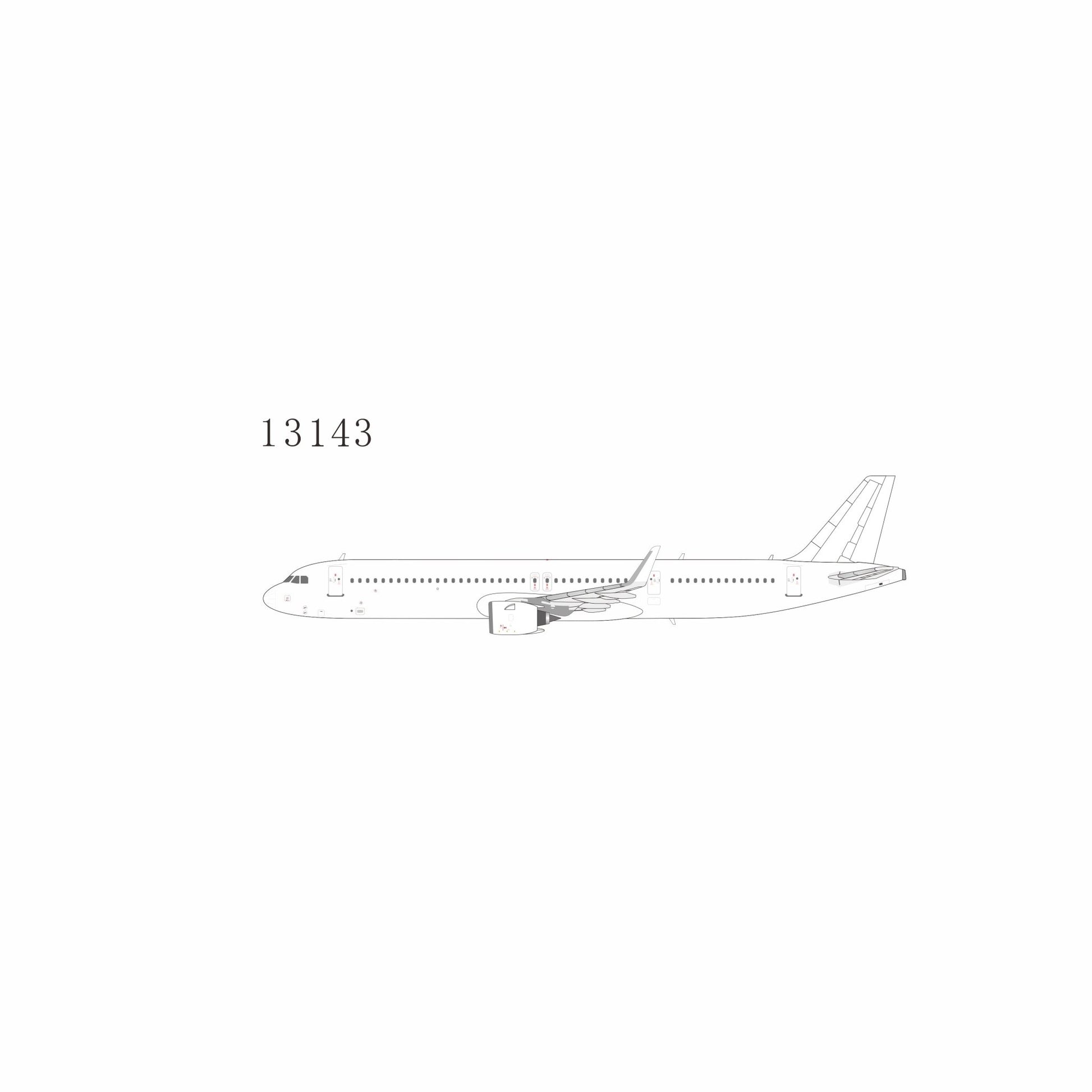 Pre-Order NG Models 13143 1:400 Blank Model A321neo PW PW1000G engines
