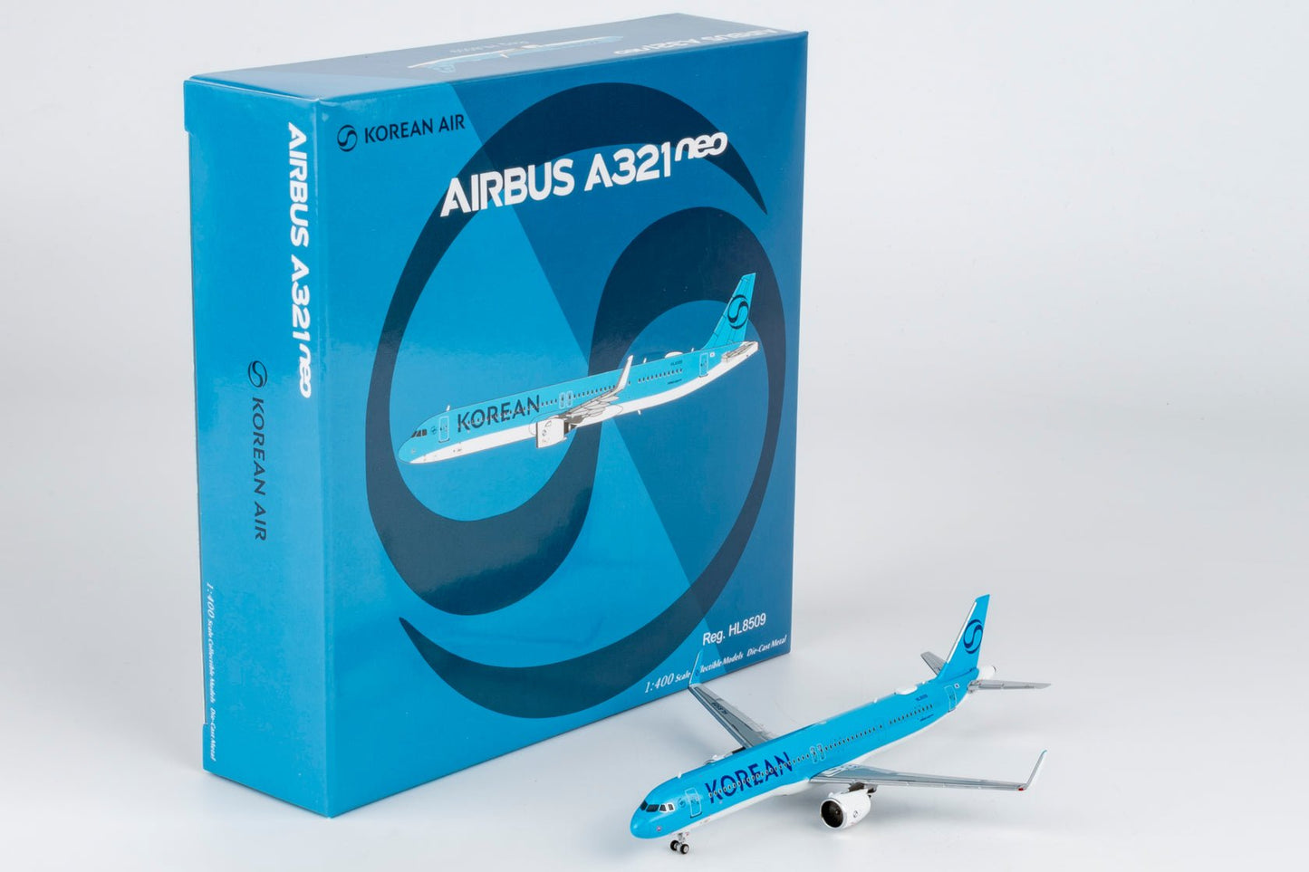 Pre-Order NG Models 13144 1:400 Korean Air A321neo HL8509 Korean Air's first A321 in 2025's new standard livery