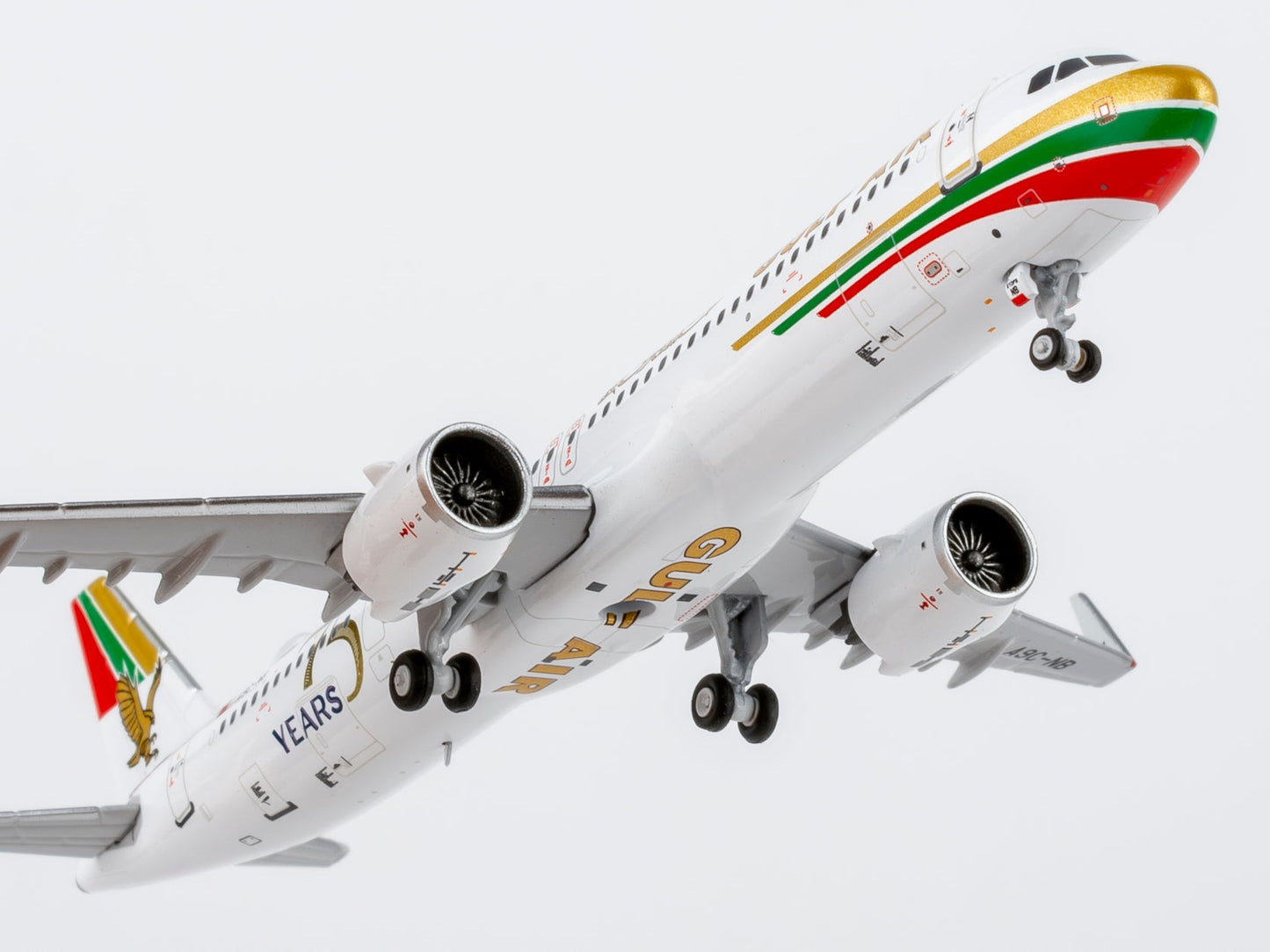 Pre-Order NG Models 13145 1:400 Gulf Air A321neo A9C-NB 75th Anniversary livery