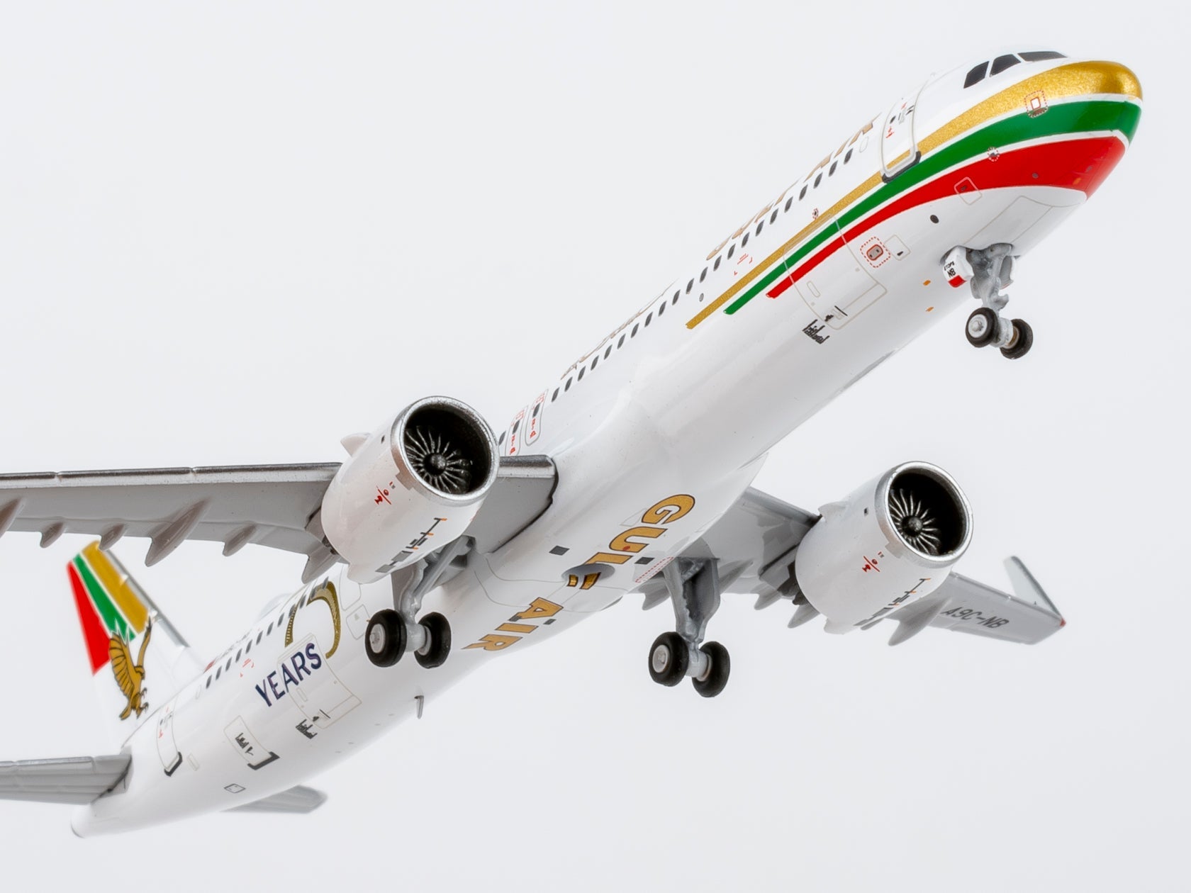 Pre-Order NG Models 13145 1:400 Gulf Air A321neo A9C-NB 75th Anniversary livery
