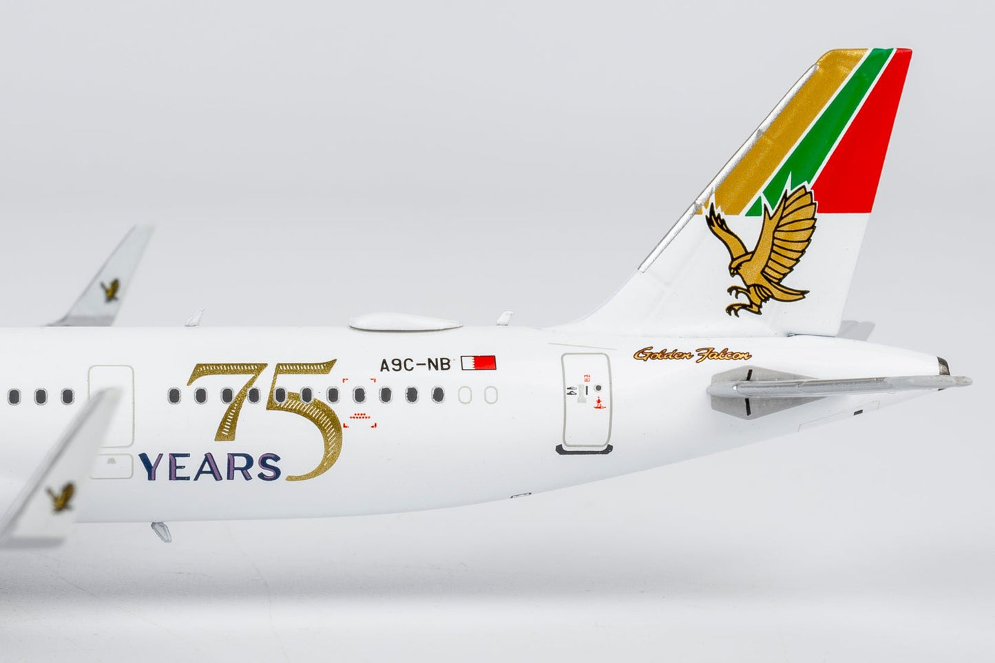 Pre-Order NG Models 13145 1:400 Gulf Air A321neo A9C-NB 75th Anniversary livery