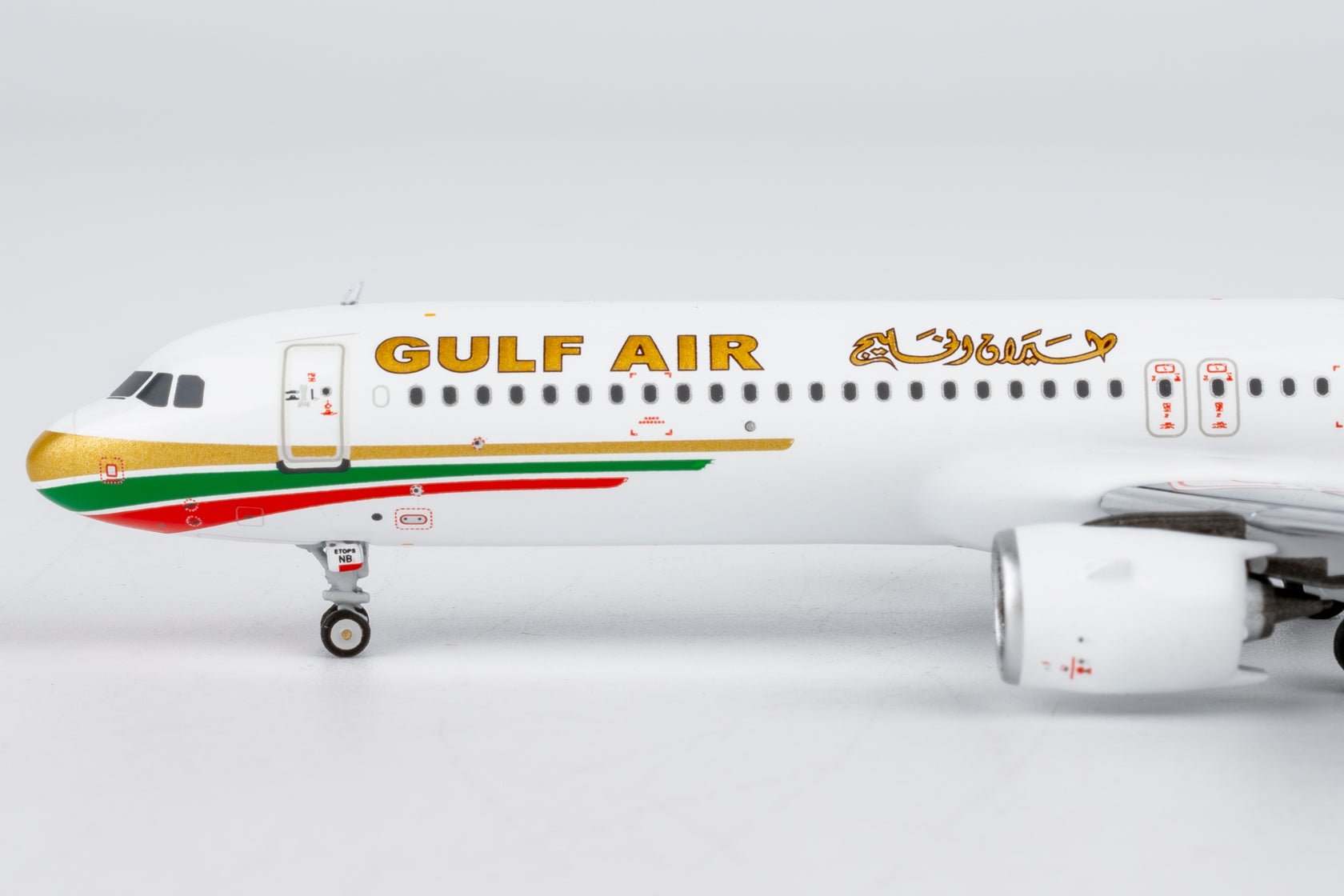 Pre-Order NG Models 13145 1:400 Gulf Air A321neo A9C-NB 75th Anniversary livery