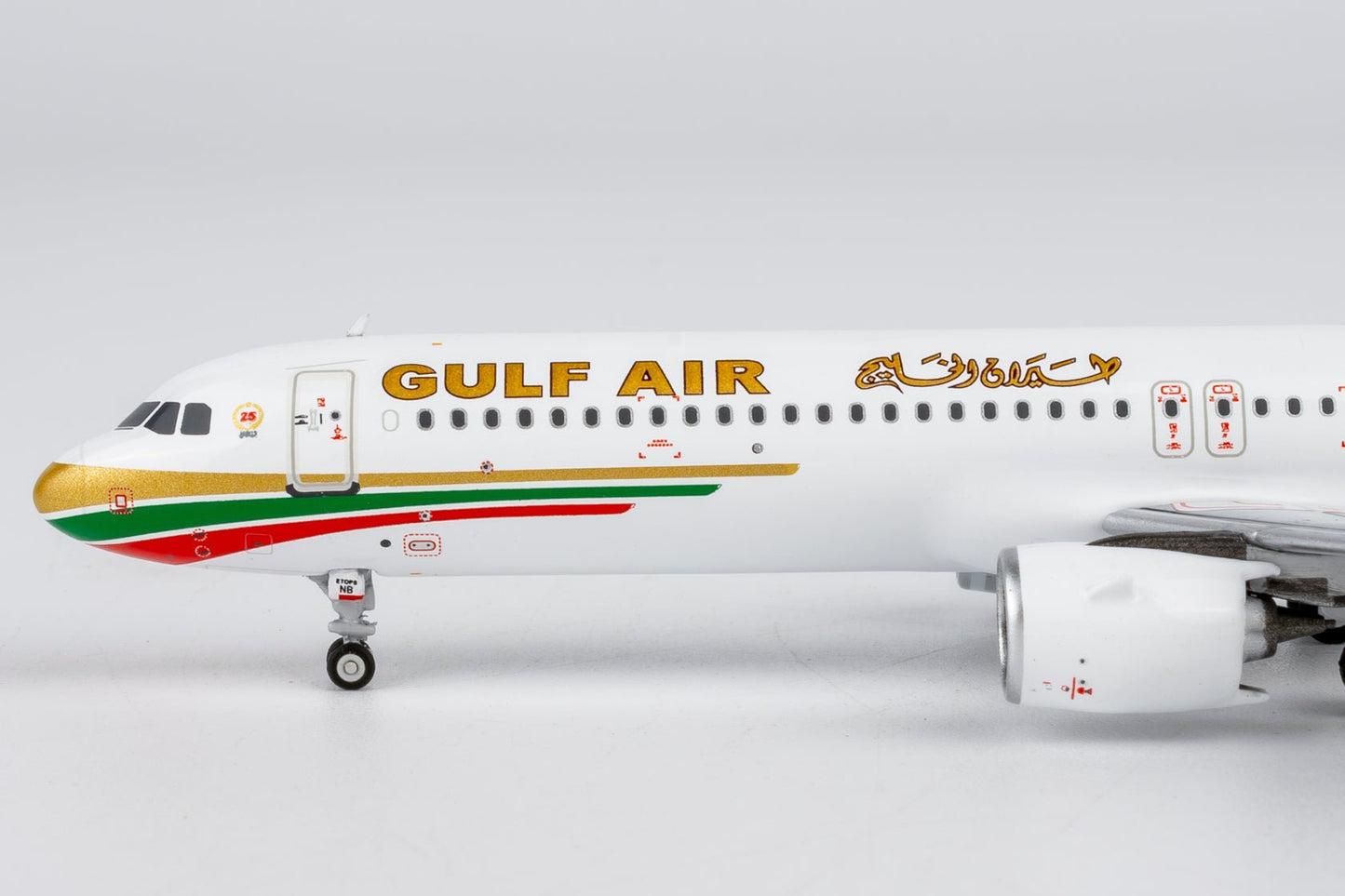 Pre-Order NG Models 13146 1:400 Gulf Air A321neo A9C-NB 70th Anniversary livery