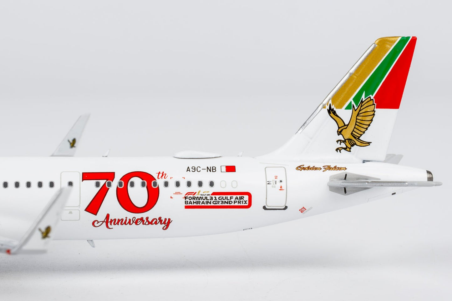 Pre-Order NG Models 13146 1:400 Gulf Air A321neo A9C-NB 70th Anniversary livery