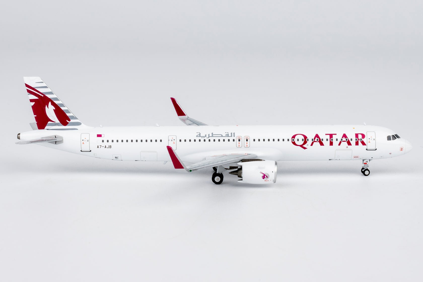 Pre-Order NG Models 13147 1:400 Qatar Airways A321neo A7-AJB (Qatar's first neo)