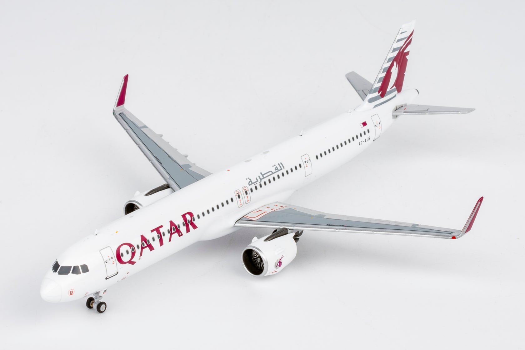 Pre-Order NG Models 13147 1:400 Qatar Airways A321neo A7-AJB (Qatar's first neo)