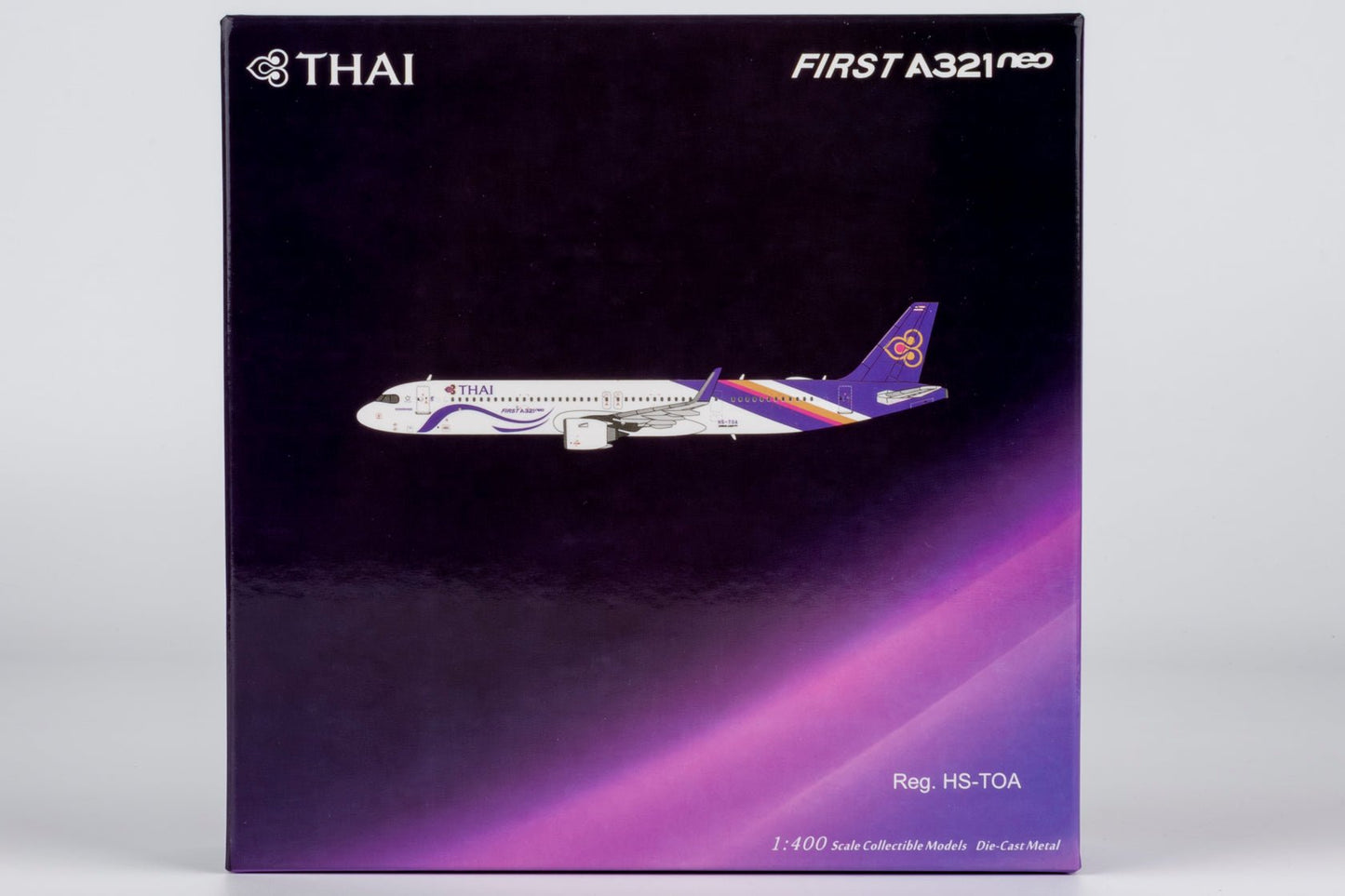 Pre-Order NG Models 13148 1:400 Thai Airways International A321neo HS-TOA "First A321neo" "Bowonrangsi / บวรรังษี" ("First A321neo" sticker; named "Bowonrangsi / บวรรังษี")