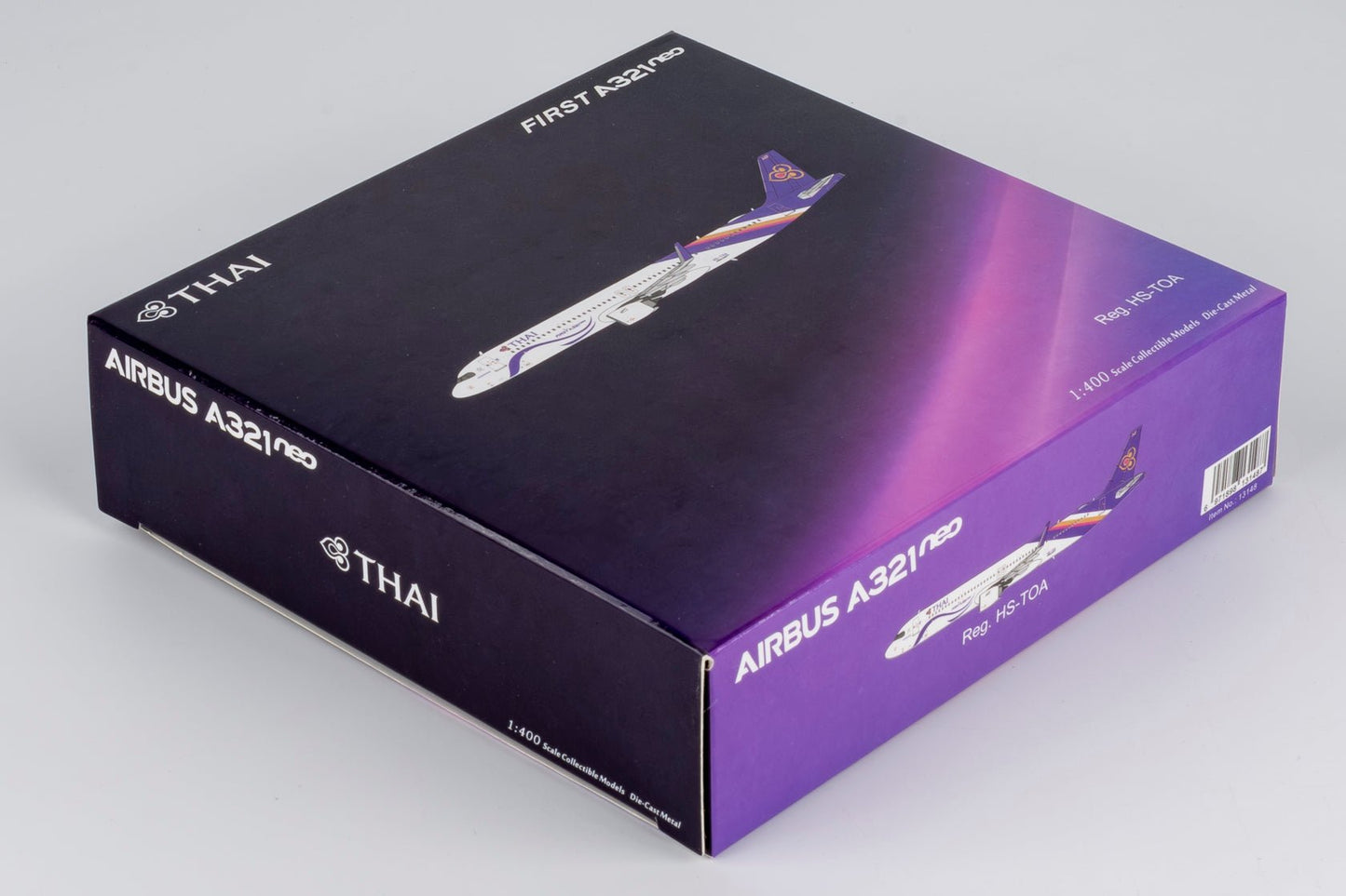 Pre-Order NG Models 13148 1:400 Thai Airways International A321neo HS-TOA "First A321neo" "Bowonrangsi / บวรรังษี" ("First A321neo" sticker; named "Bowonrangsi / บวรรังษี")