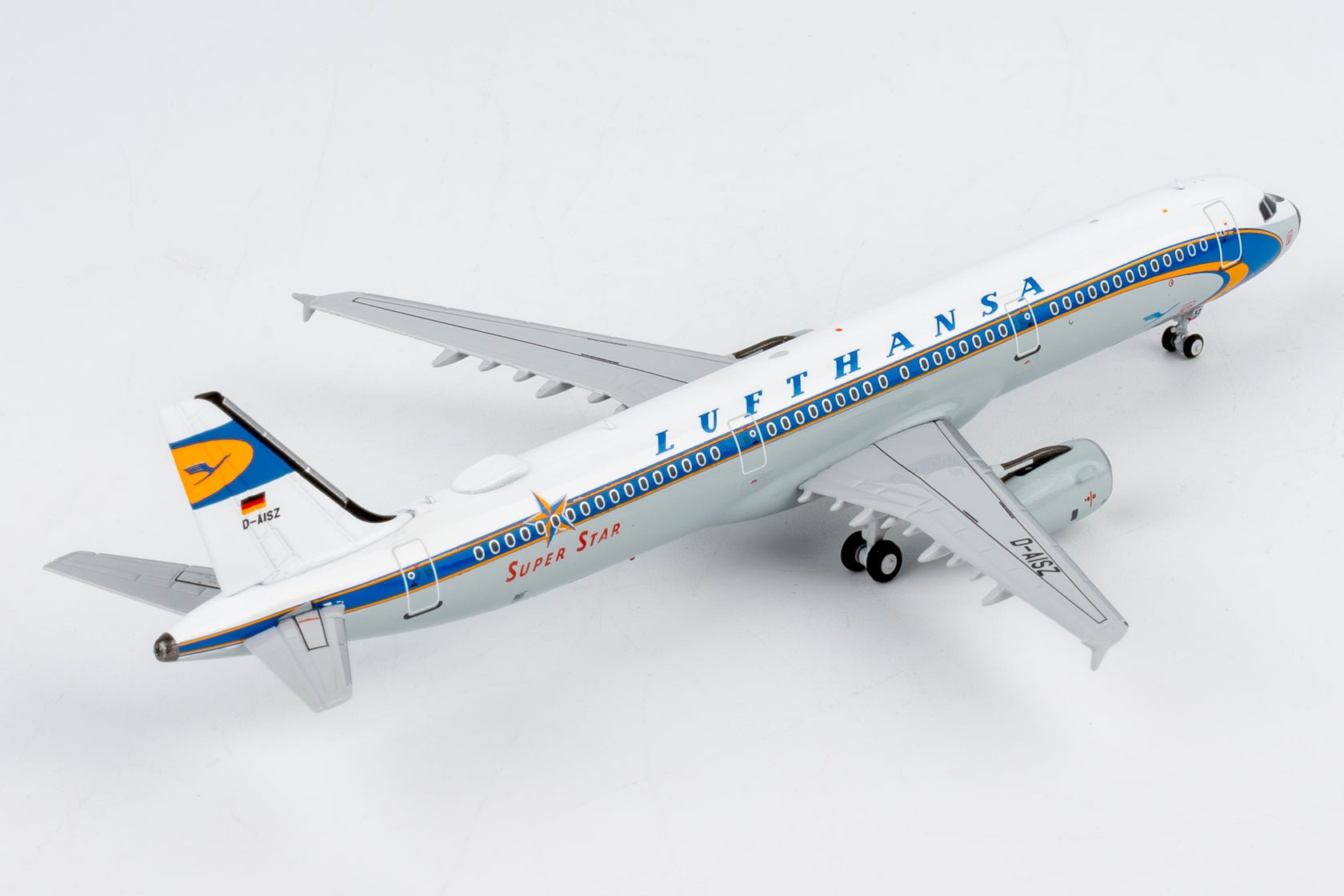 Pre-Order NG Models 13160 1:400 Lufthansa A321-200 D-AISZ Super Star heritage livery