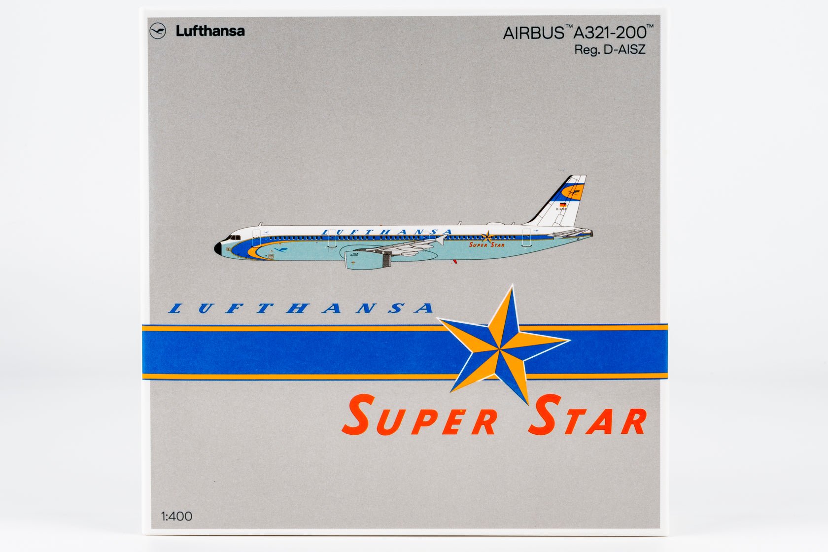 Pre-Order NG Models 13160 1:400 Lufthansa A321-200 D-AISZ Super Star heritage livery