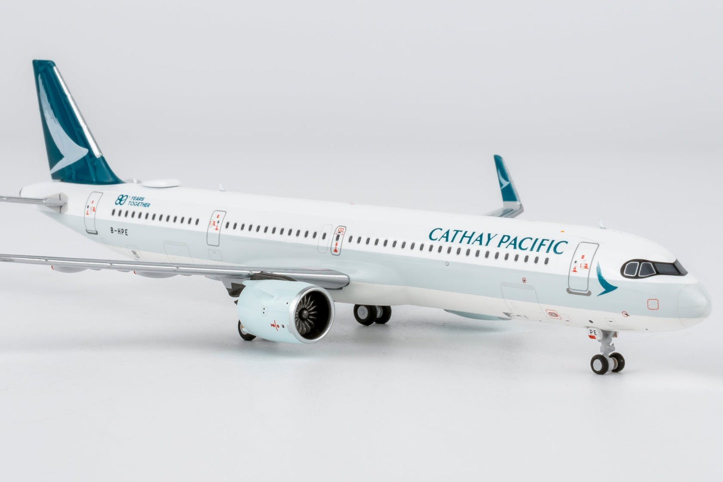 Pre-Order NG Models 13166 1:400 Cathay Pacific Airways A321neo B-HPE "80 Years Together" sticker