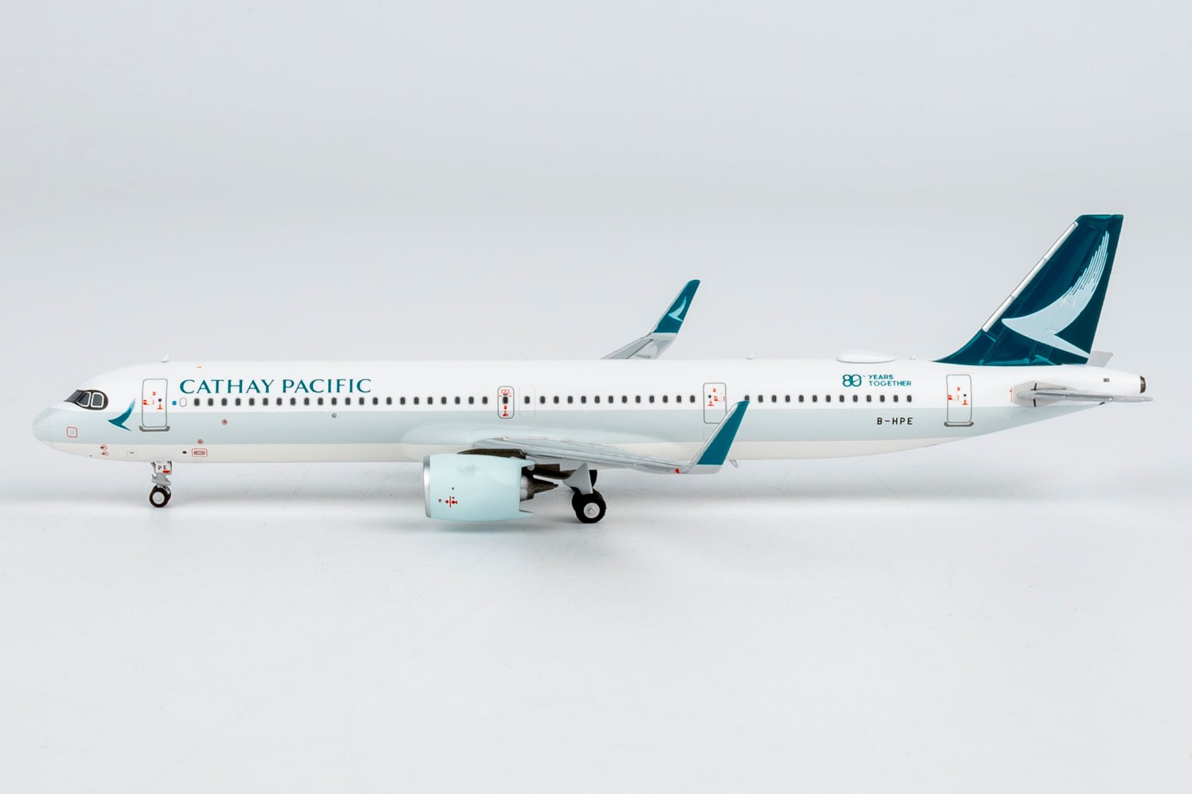 Pre-Order NG Models 13166 1:400 Cathay Pacific Airways A321neo B-HPE "80 Years Together" sticker