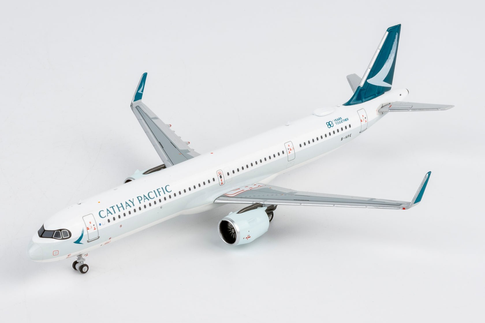 Pre-Order NG Models 13166 1:400 Cathay Pacific Airways A321neo B-HPE "80 Years Together" sticker