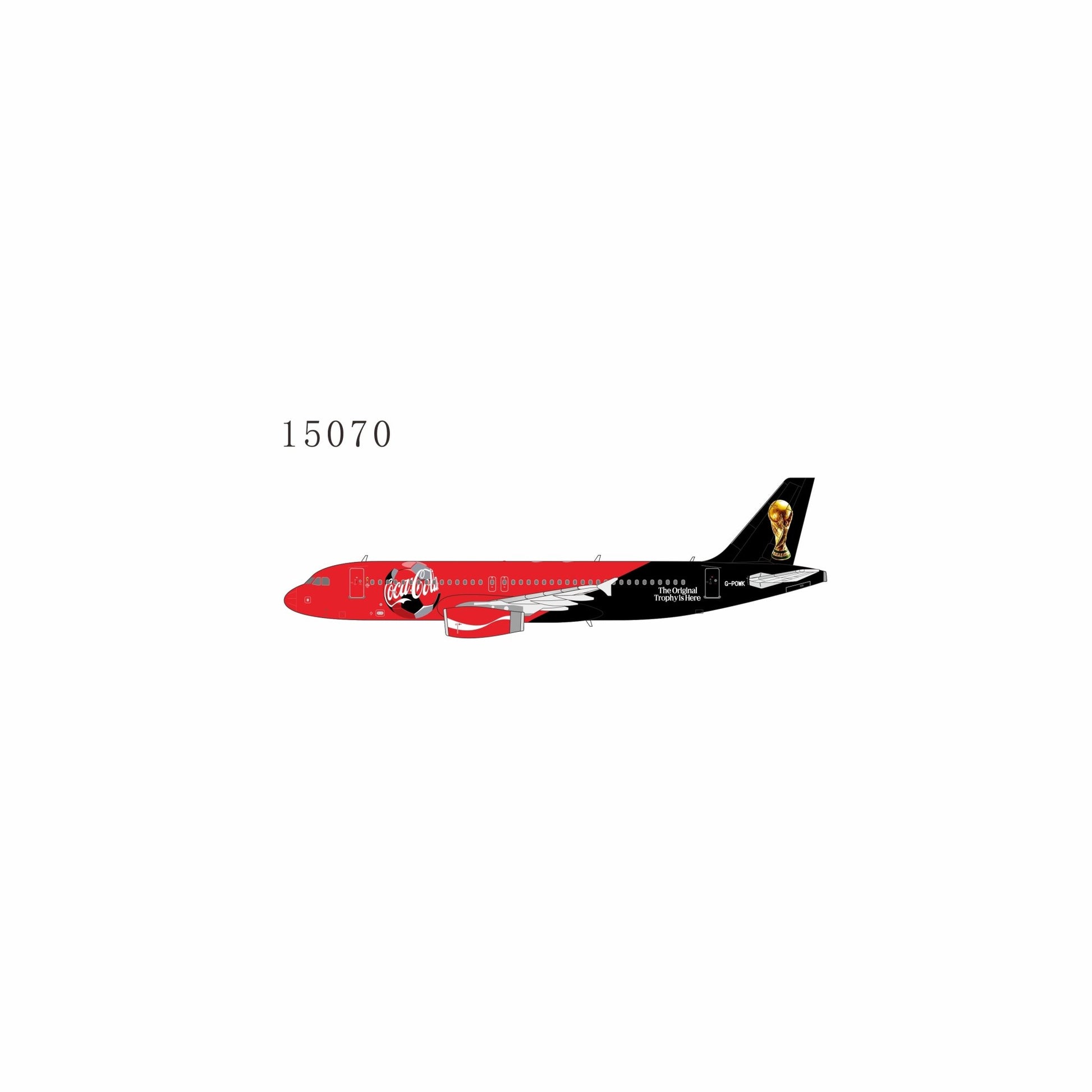 Pre-Order NG Models 15070 1:400 Titan Airways A320-200 G-POWK Coca-Cola FIFA World Cup