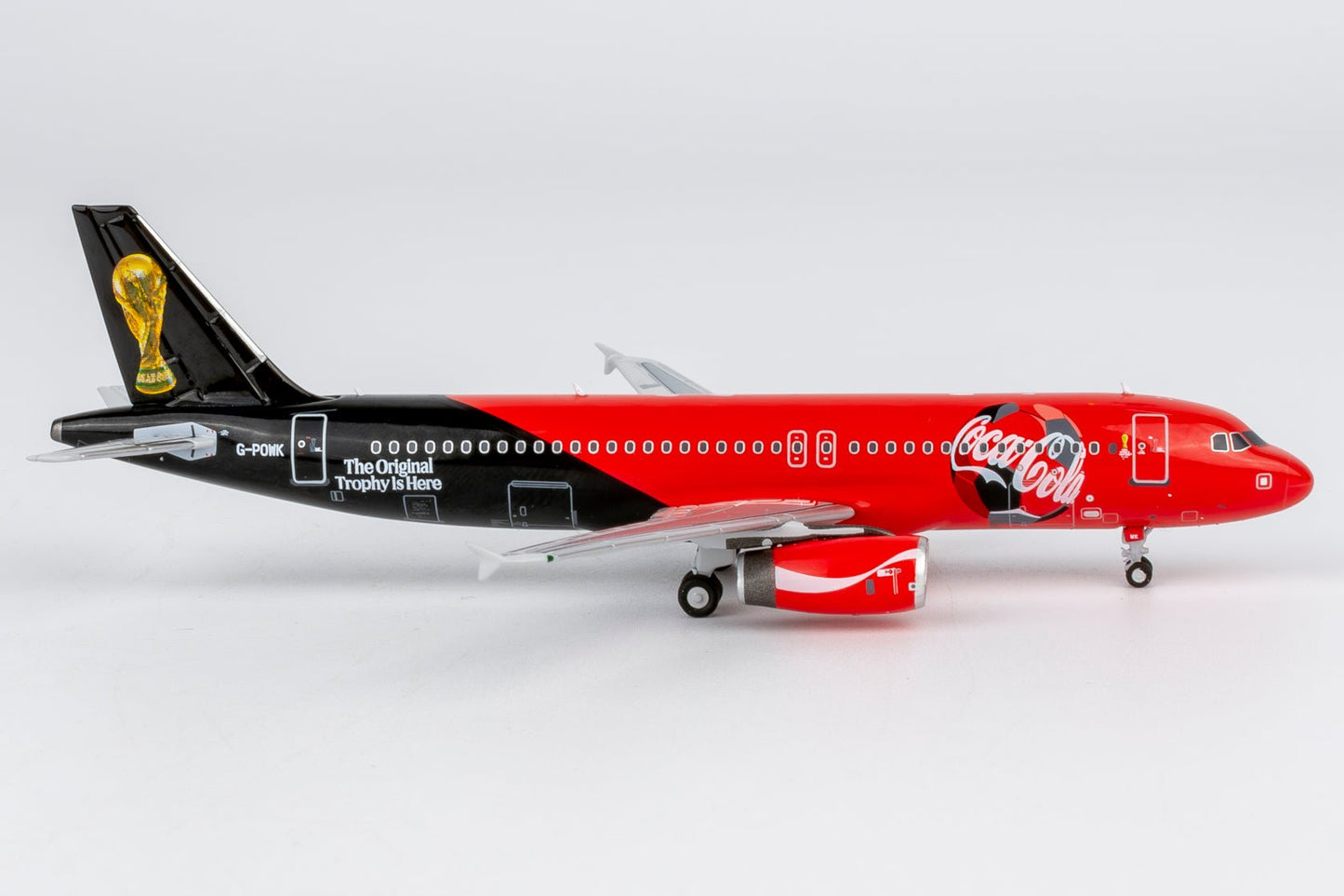 Pre-Order NG Models 15070 1:400 Titan Airways A320-200 G-POWK Coca-Cola FIFA World Cup