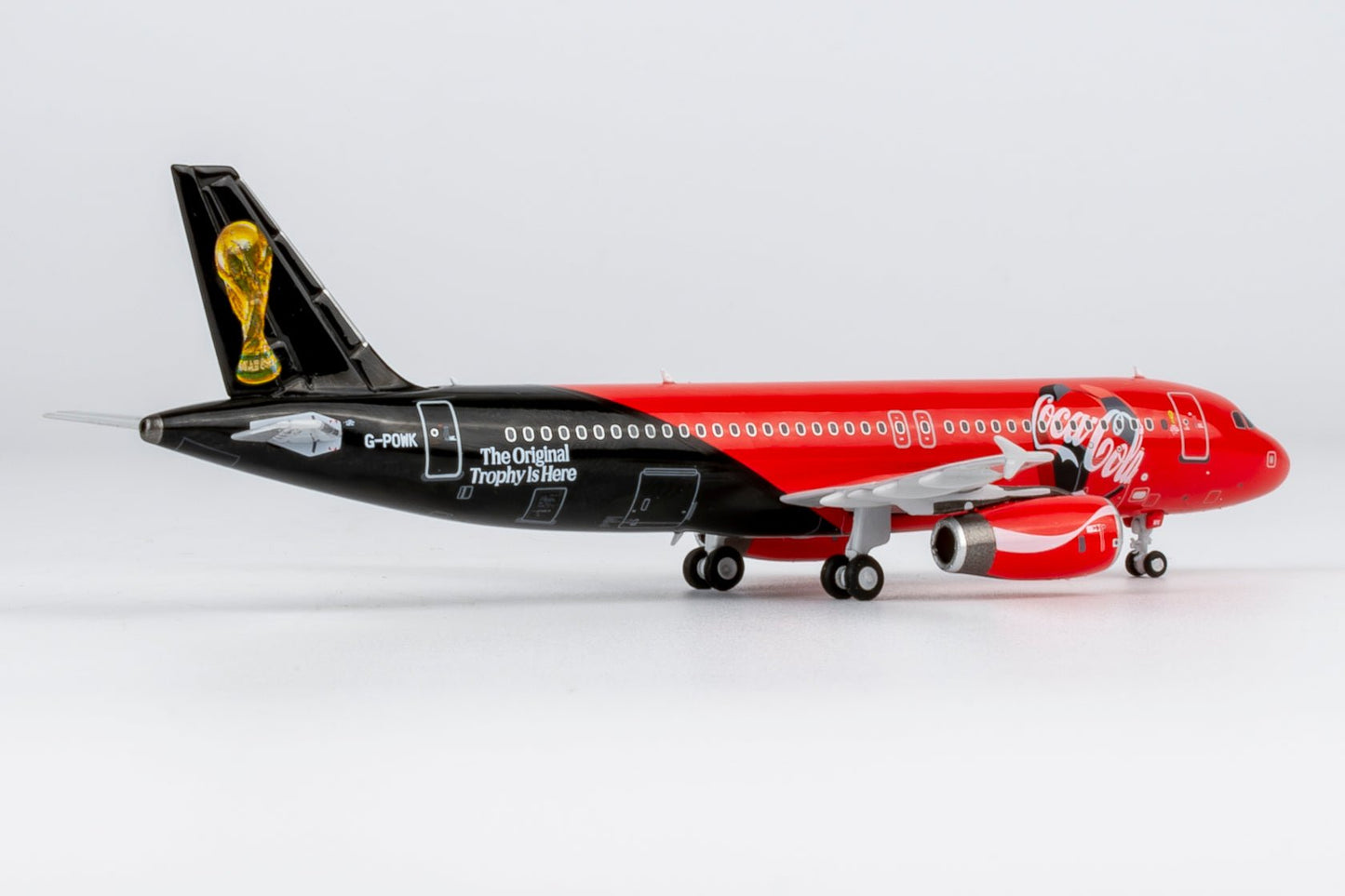 Pre-Order NG Models 15070 1:400 Titan Airways A320-200 G-POWK Coca-Cola FIFA World Cup