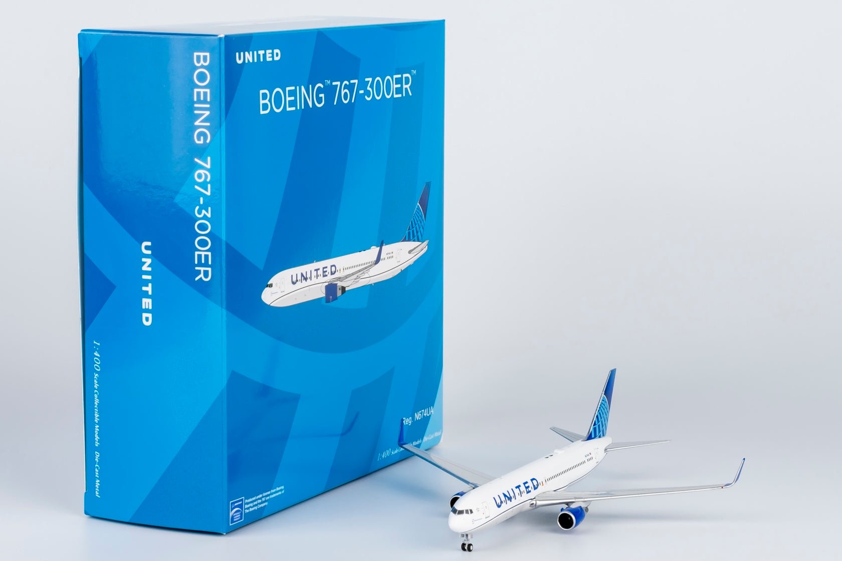 NG Models 17006 1:400 United Airlines 767-300ER/w N674UA – MTS