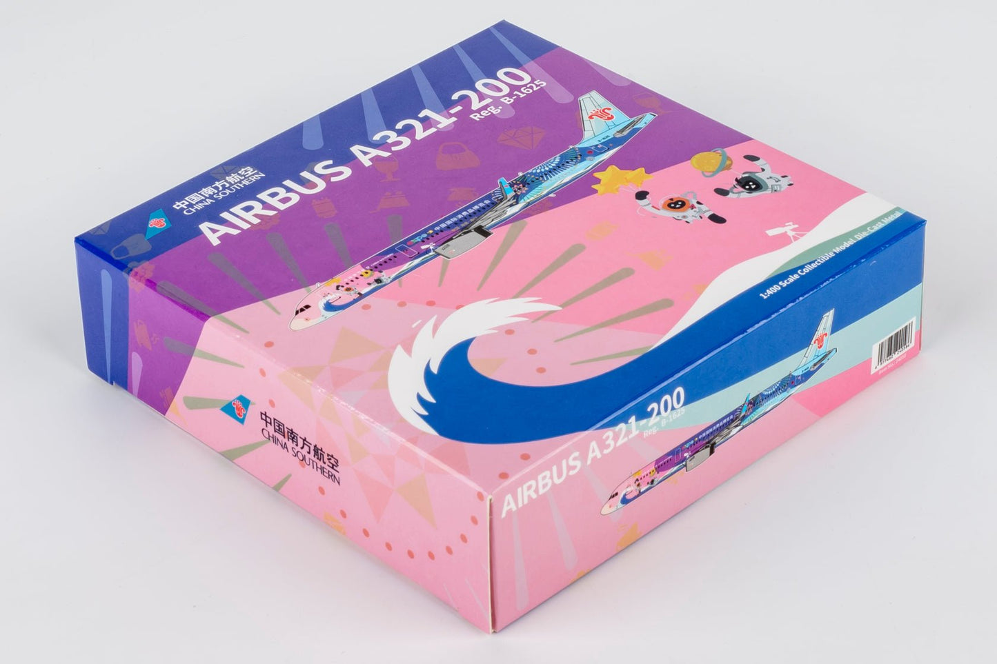 Pre-Order NG Models 24058 1:400 China Southern Airlines A321-200/w B-1625 (China International Consumer Products Expo)
