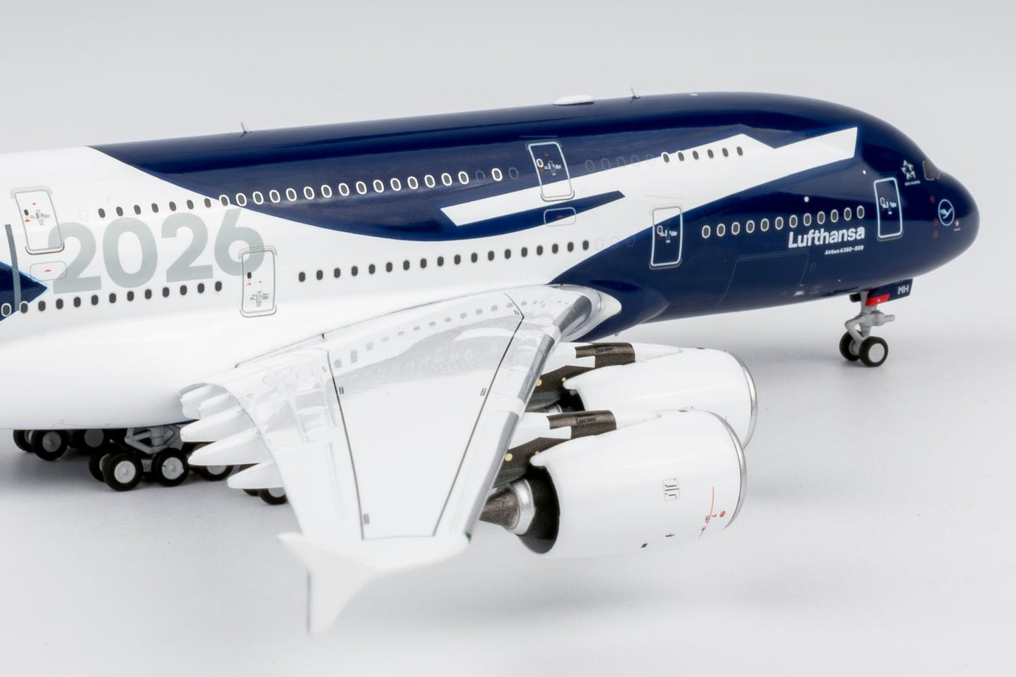 Pre-Order NG Models 38002 1:400 Lufthansa A380-800 D-AIMH 100th Anniversary livery