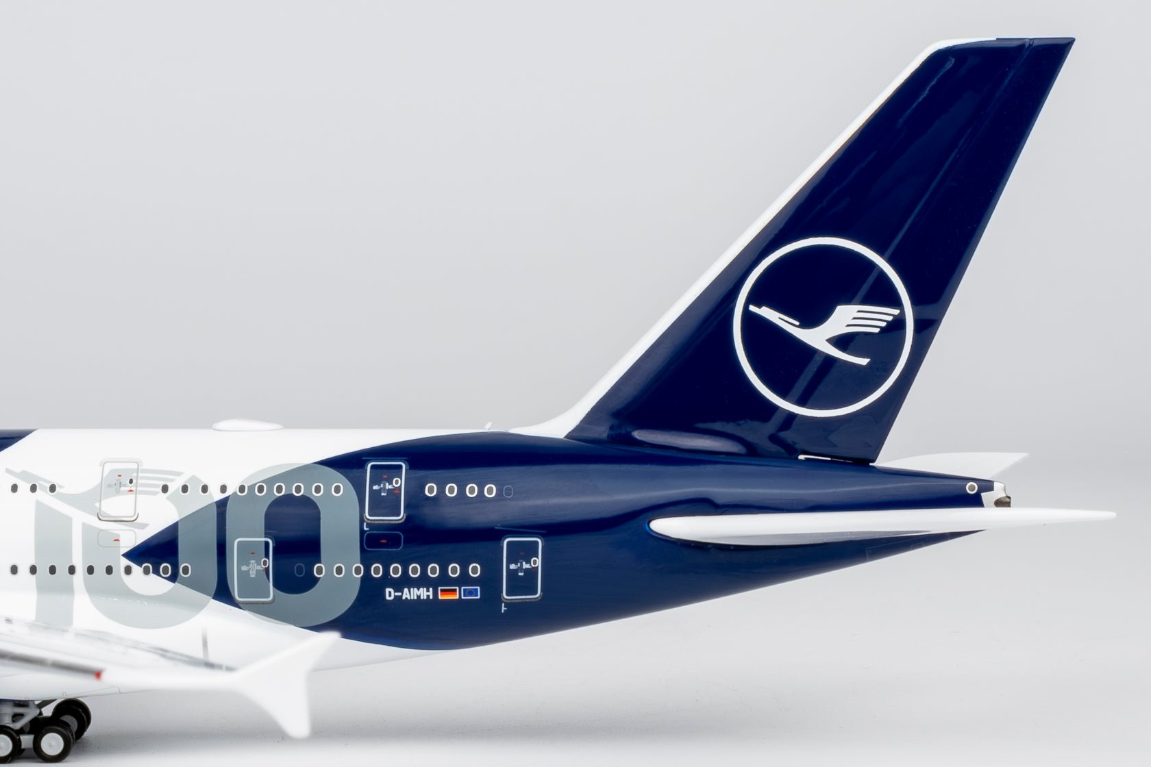 Pre-Order NG Models 38002 1:400 Lufthansa A380-800 D-AIMH 100th Anniversary livery