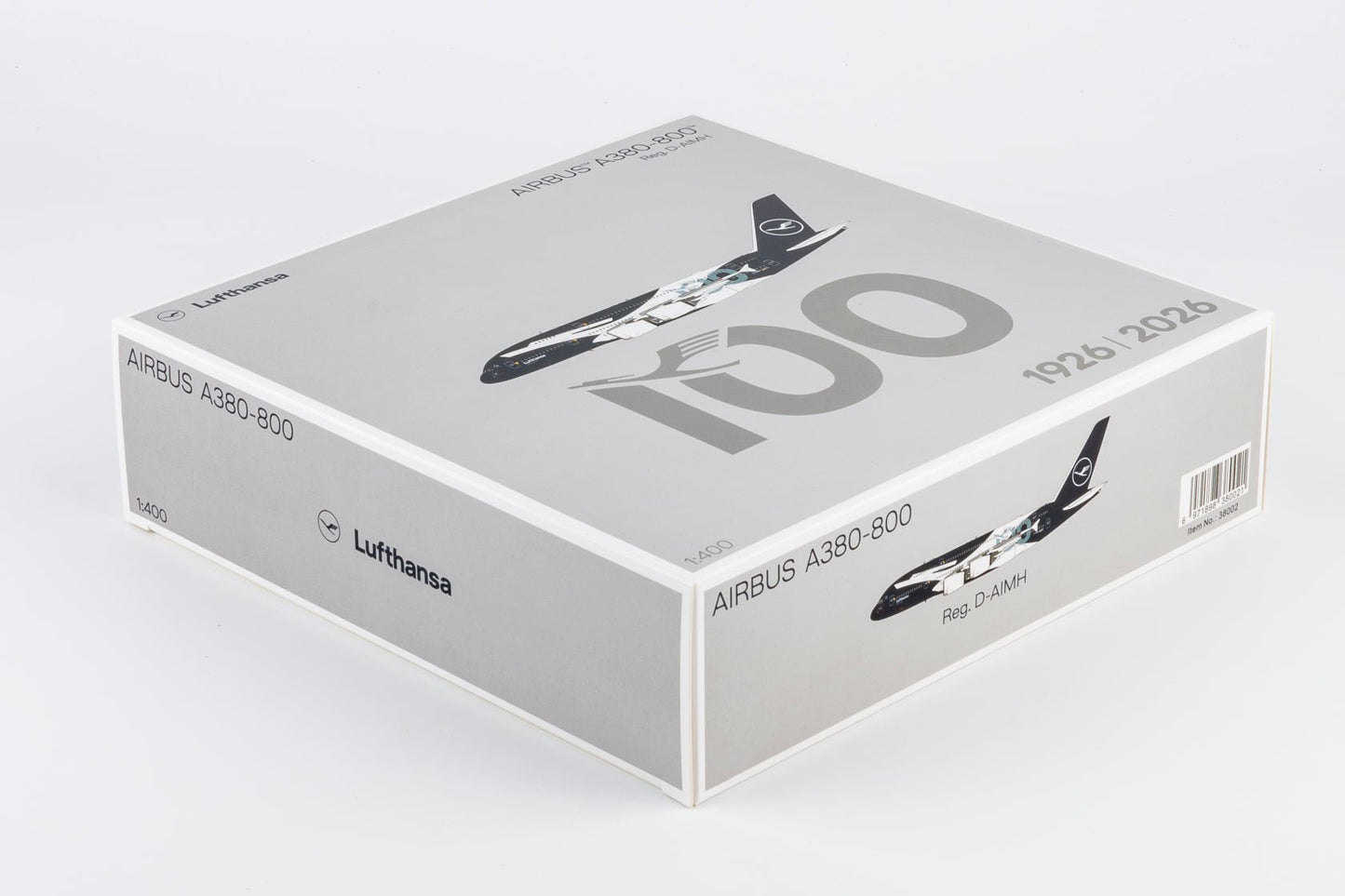 Pre-Order NG Models 38002 1:400 Lufthansa A380-800 D-AIMH 100th Anniversary livery