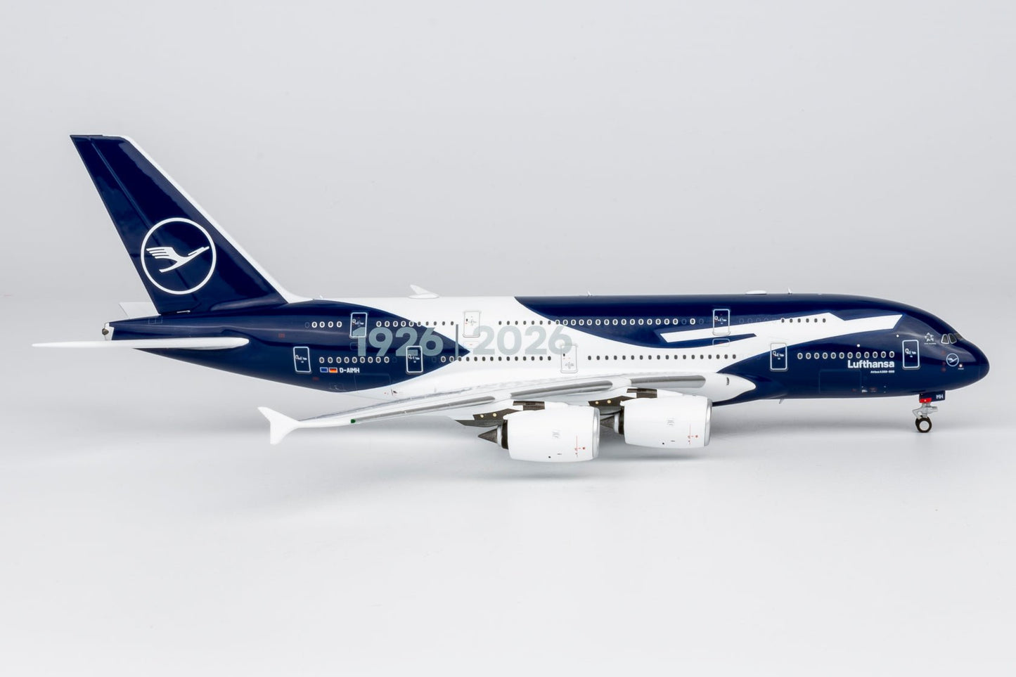 Pre-Order NG Models 38002 1:400 Lufthansa A380-800 D-AIMH 100th Anniversary livery