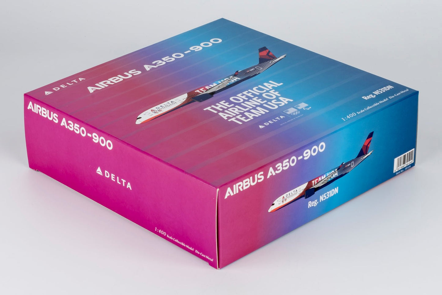 Pre-Order NG Models 39124 1:400 Delta Air Lines A350-900 N531DN (TEAM USA 3)