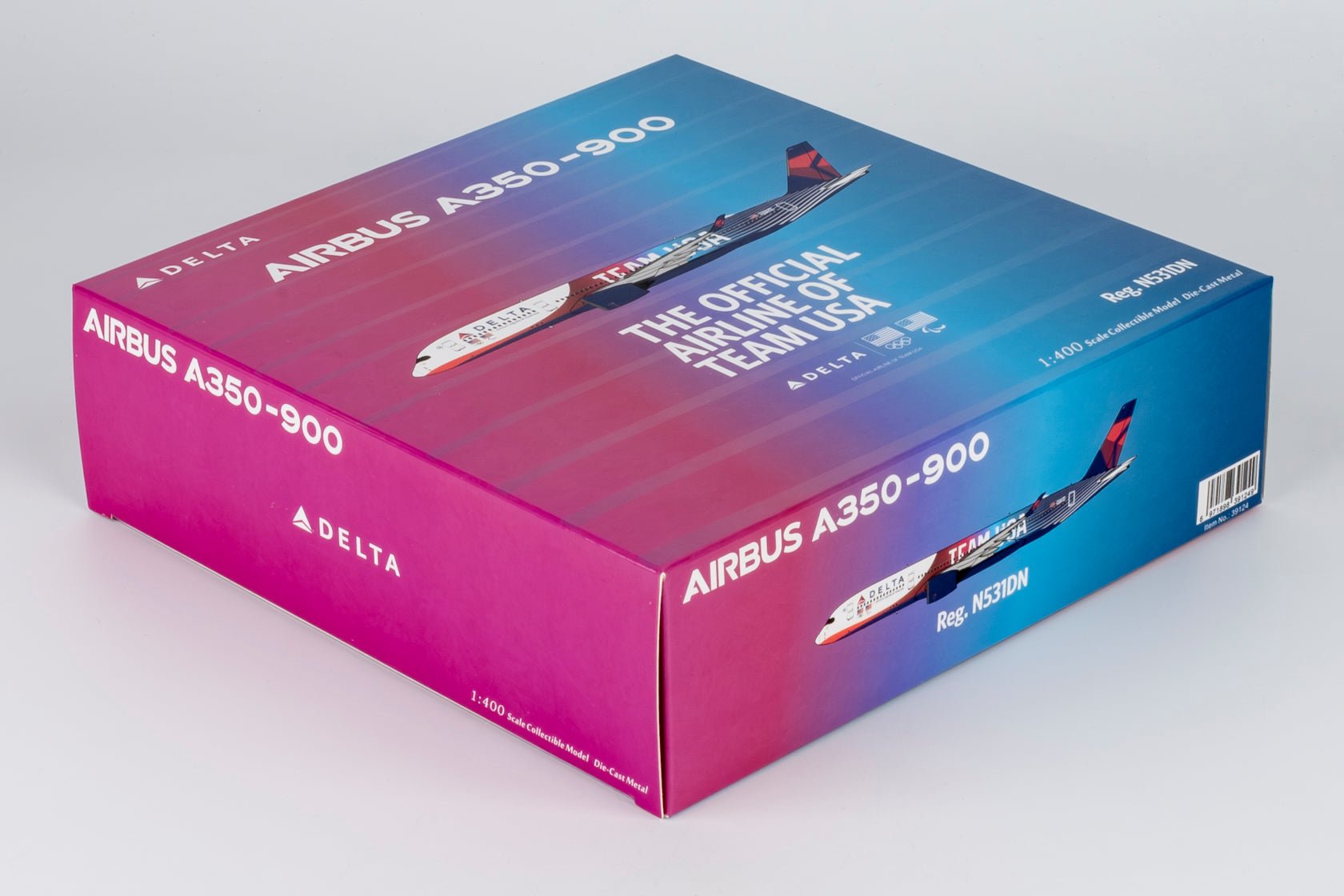 Pre-Order NG Models 39124 1:400 Delta Air Lines A350-900 N531DN (TEAM USA 3)