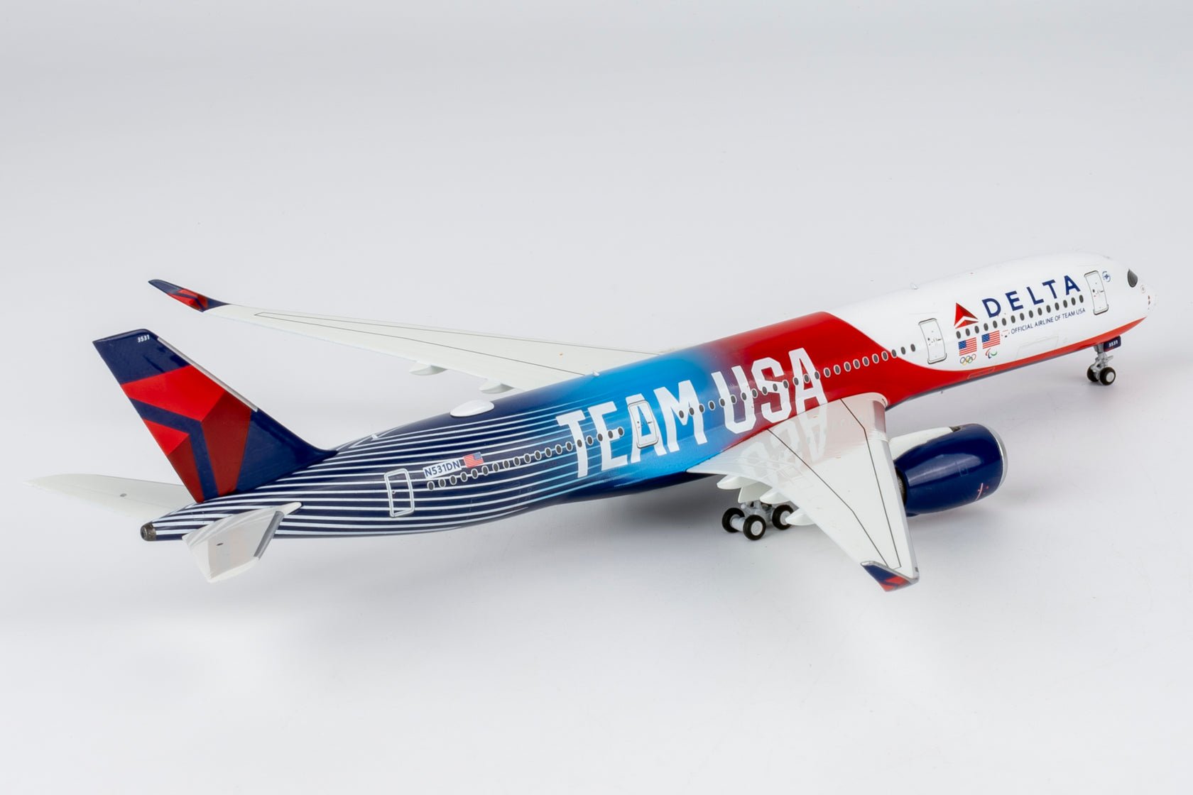 Pre-Order NG Models 39124 1:400 Delta Air Lines A350-900 N531DN (TEAM USA 3)