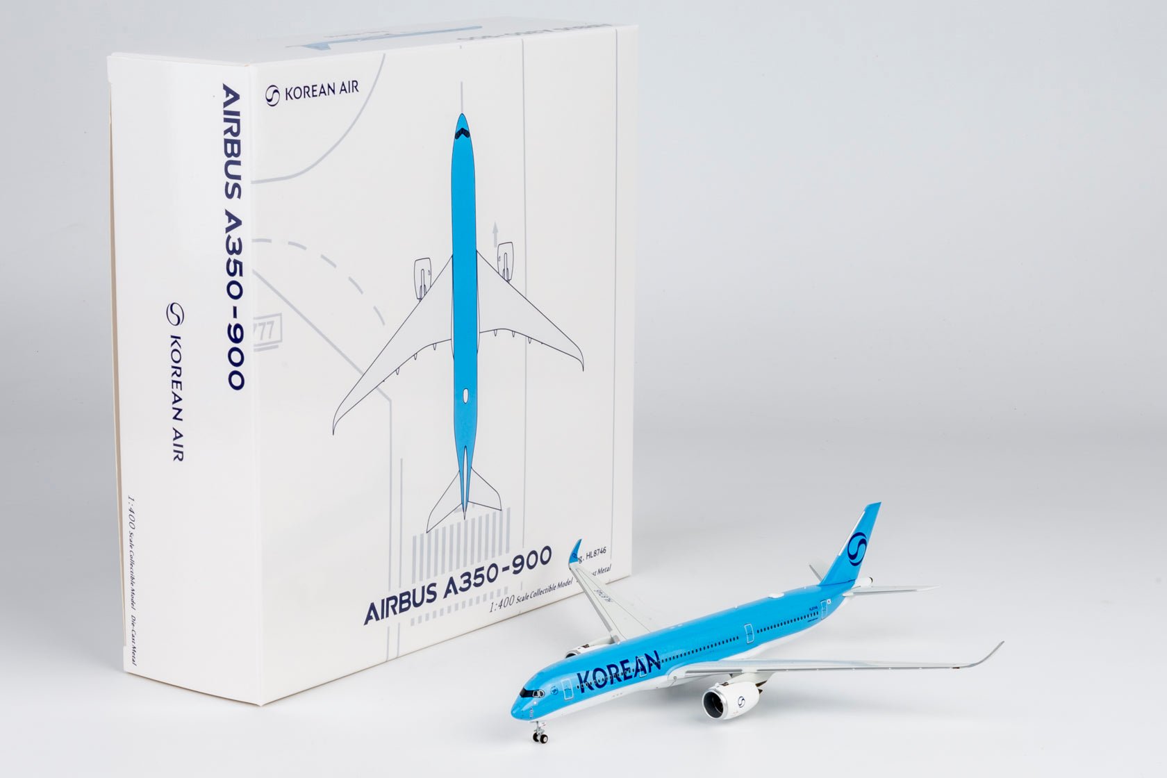Pre-Order NG Models 39132 1:400 Korean Air A350-900 HL8746 (New Livery)