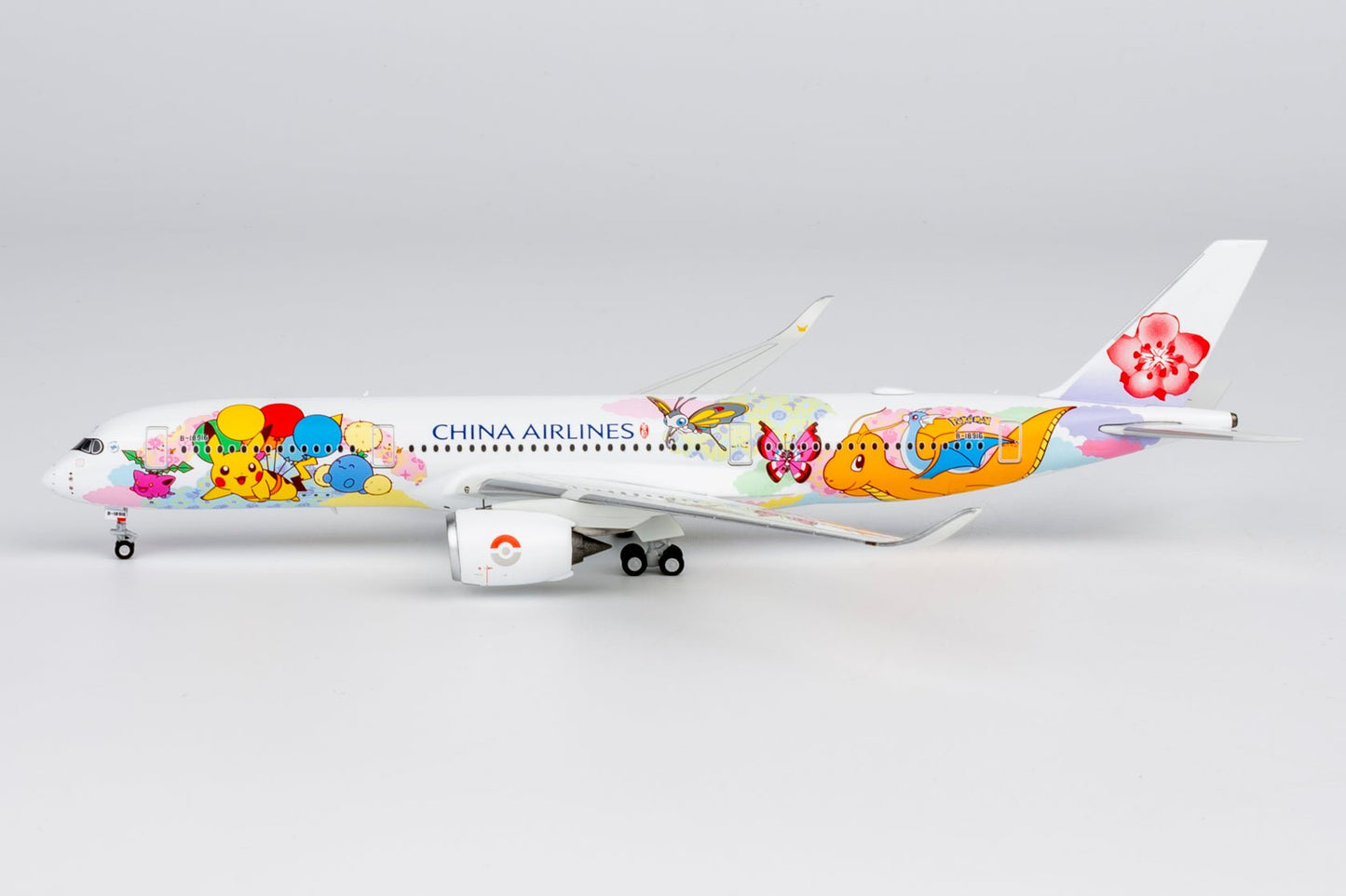 Pre-Order NG Models 39134 1:400 China Airlines A350-900 B-18916 (Pikachu Jet CI 2)