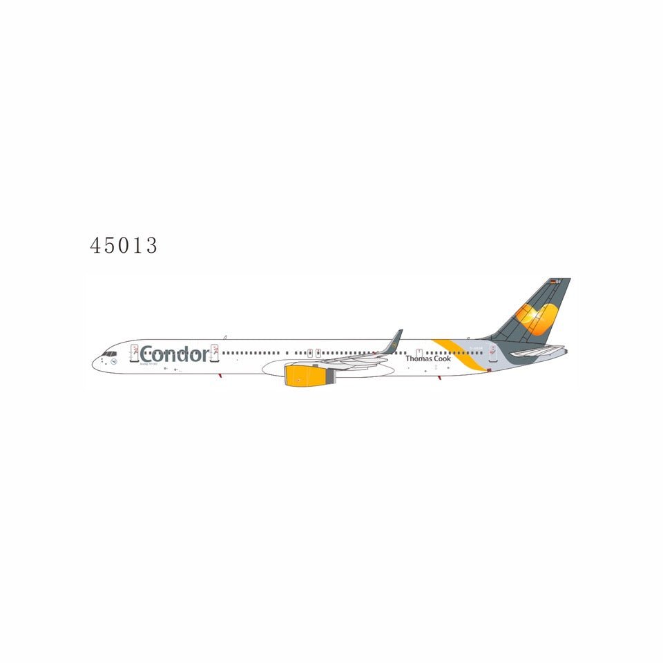 Pre-Order NG Models 45013 1:400 Condor 757-300/w D-ABOR (Condor / Thomas Cook Airlines hybrid livery with heart tail)