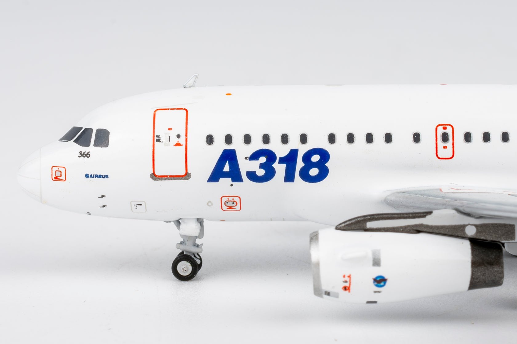 Pre-Order NG Models 48019 1:400 Airbus Industrie A318-100 F-WWIA (old colors; PW6000 ENGINES)