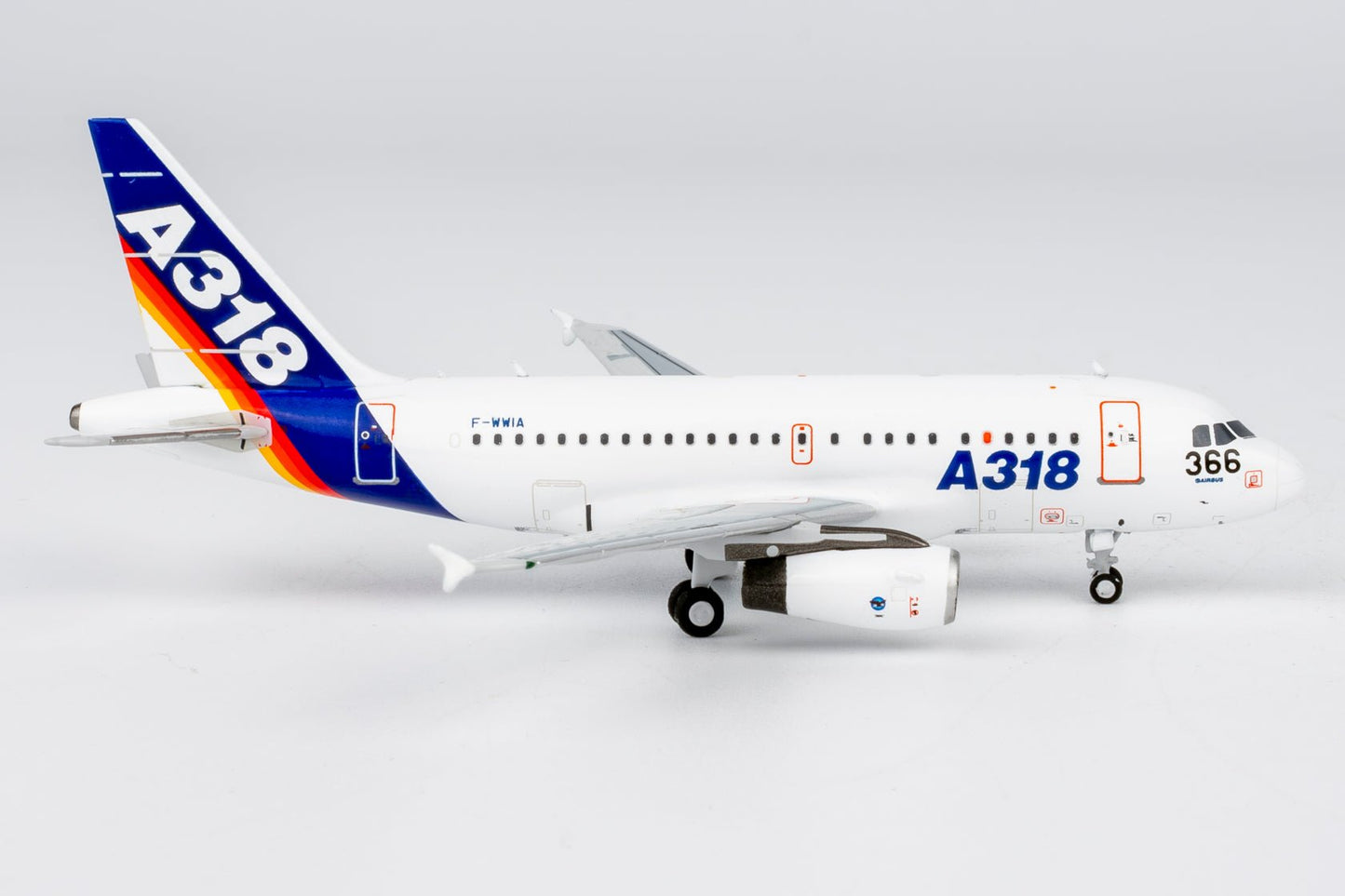 Pre-Order NG Models 48019 1:400 Airbus Industrie A318-100 F-WWIA (old colors; PW6000 ENGINES)