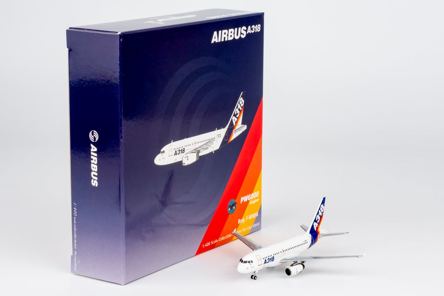 Pre-Order NG Models 48019 1:400 Airbus Industrie A318-100 F-WWIA (old colors; PW6000 ENGINES)