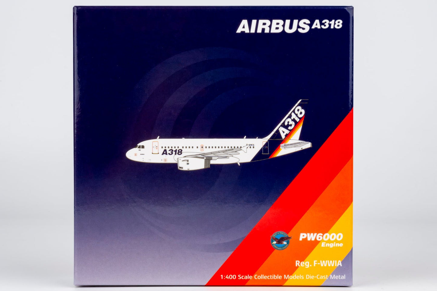 Pre-Order NG Models 48019 1:400 Airbus Industrie A318-100 F-WWIA (old colors; PW6000 ENGINES)