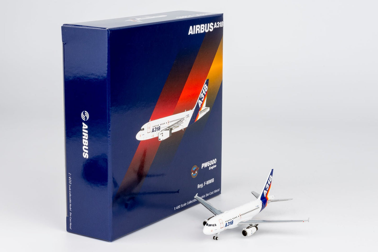 Pre-Order NG Models 48020 1:400 Airbus Industrie A318-100 F-WWIB (old colors; PW6000 ENGINES)