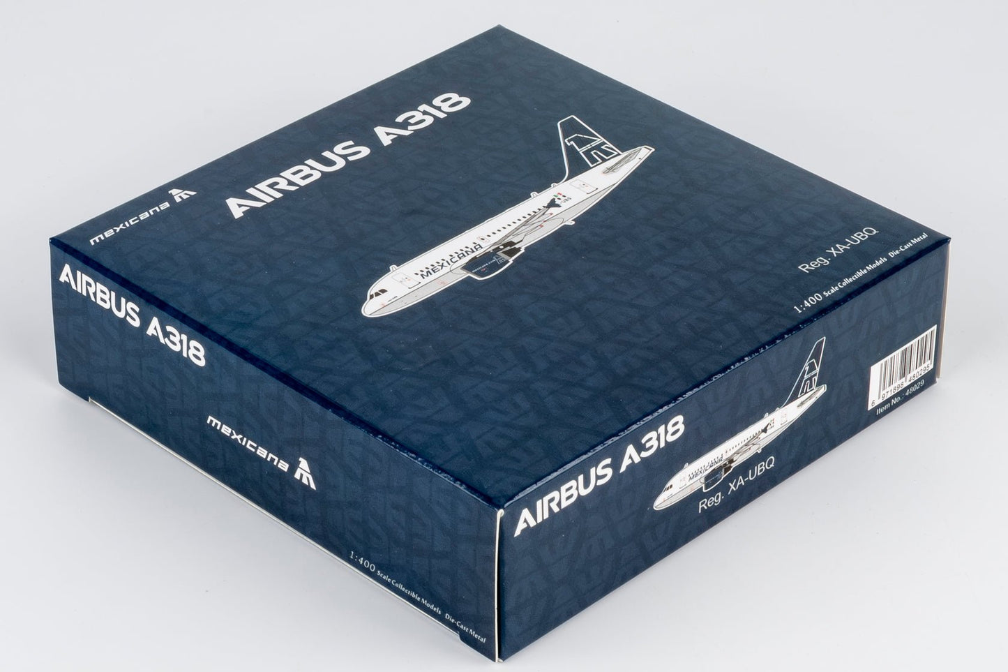 Pre-Order NG Models 48029 1:400 Mexicana A318-100 XA-UBQ (old colors)